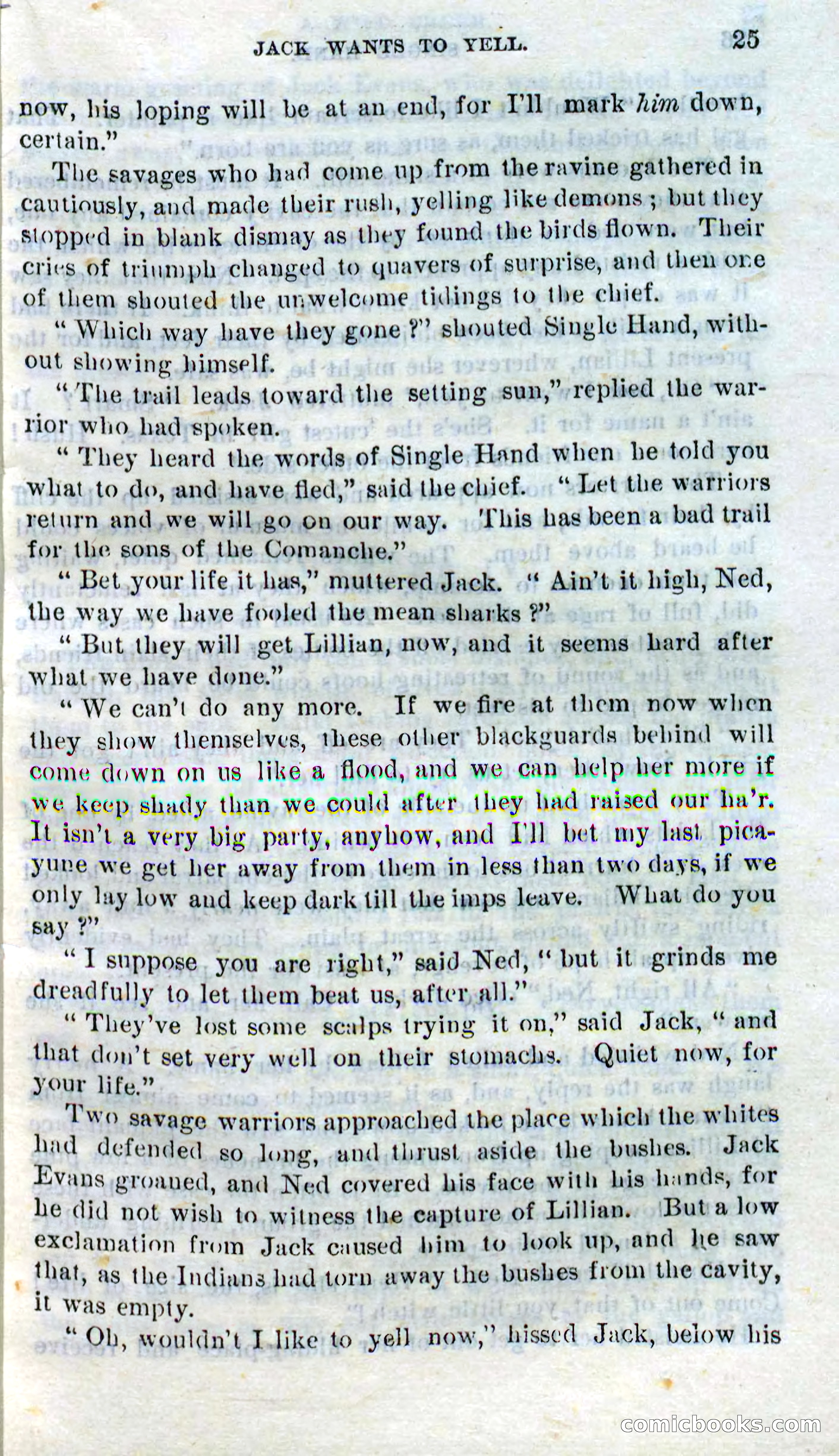 Beadle's Dime Novels No. 272: Single Hand — page 23 of 100