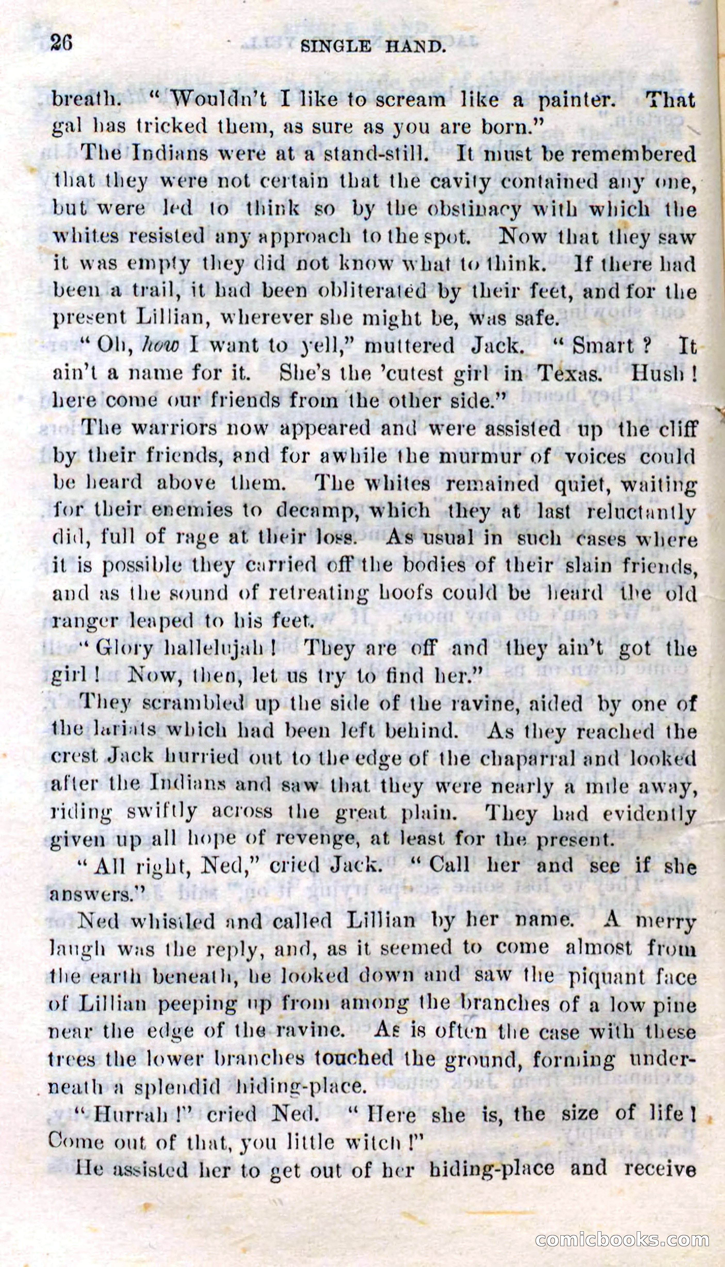 Beadle's Dime Novels No. 272: Single Hand — page 24 of 100