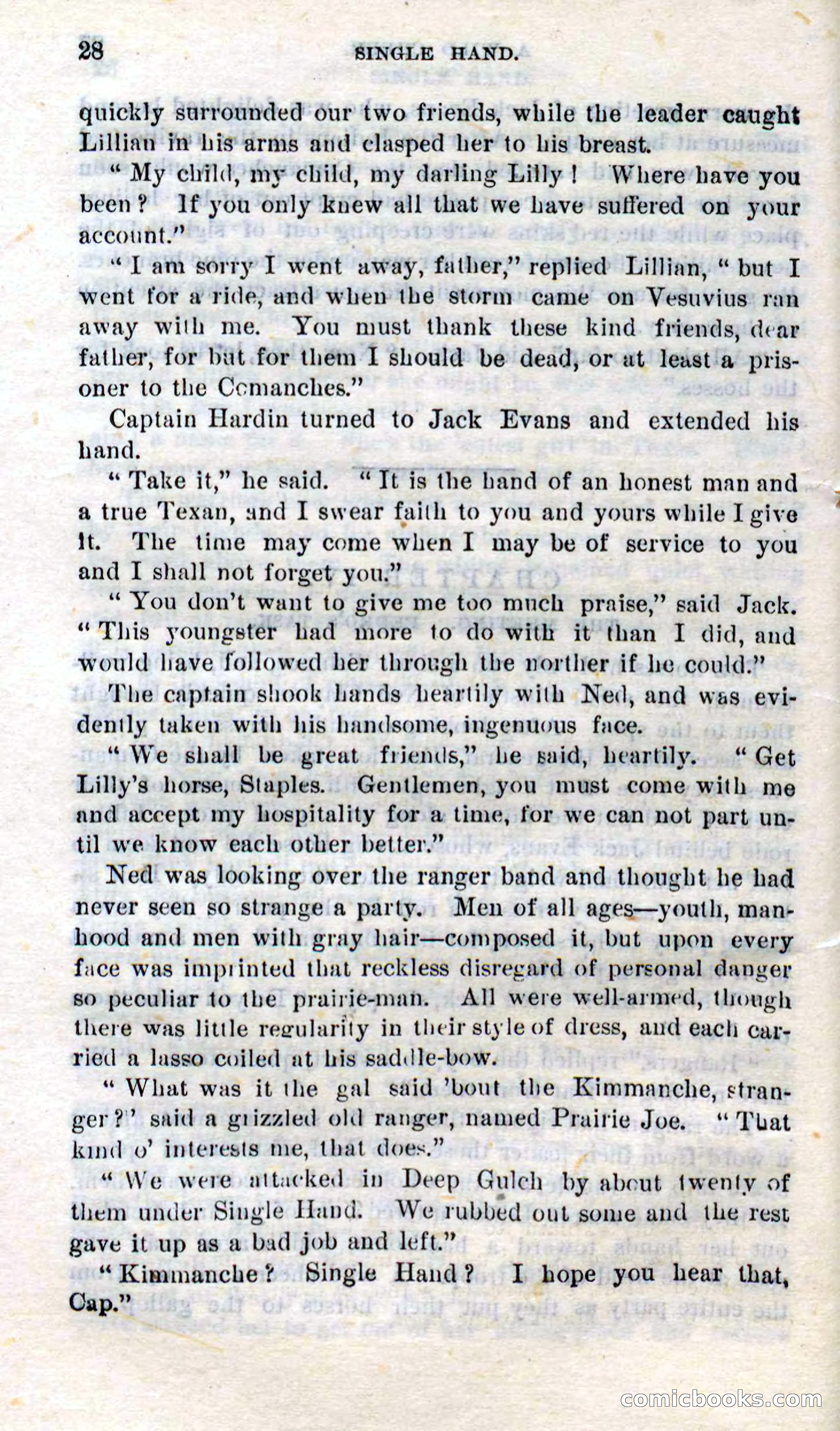 Beadle's Dime Novels No. 272: Single Hand — page 26 of 100