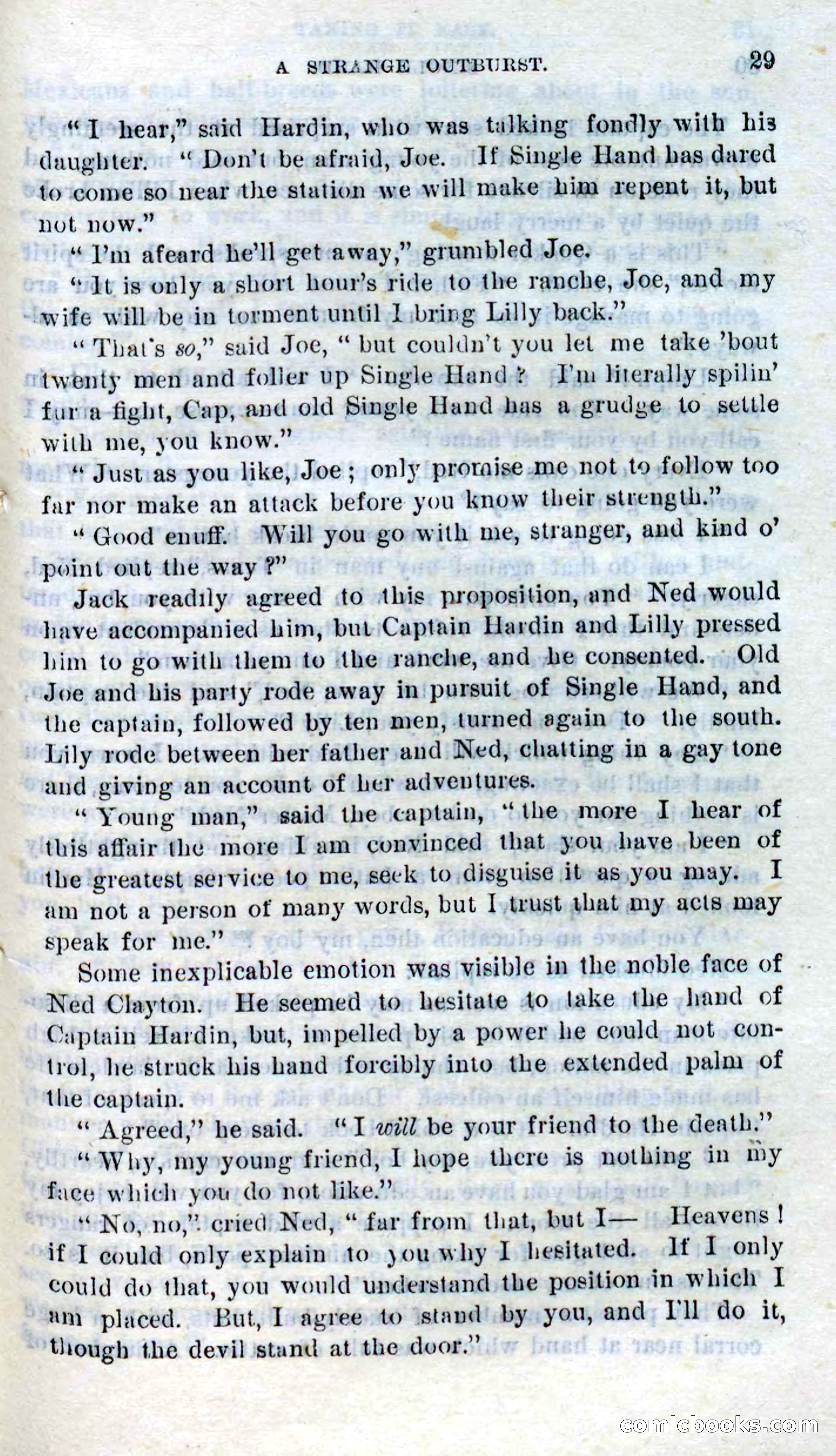 Beadle's Dime Novels No. 272: Single Hand — page 27 of 100