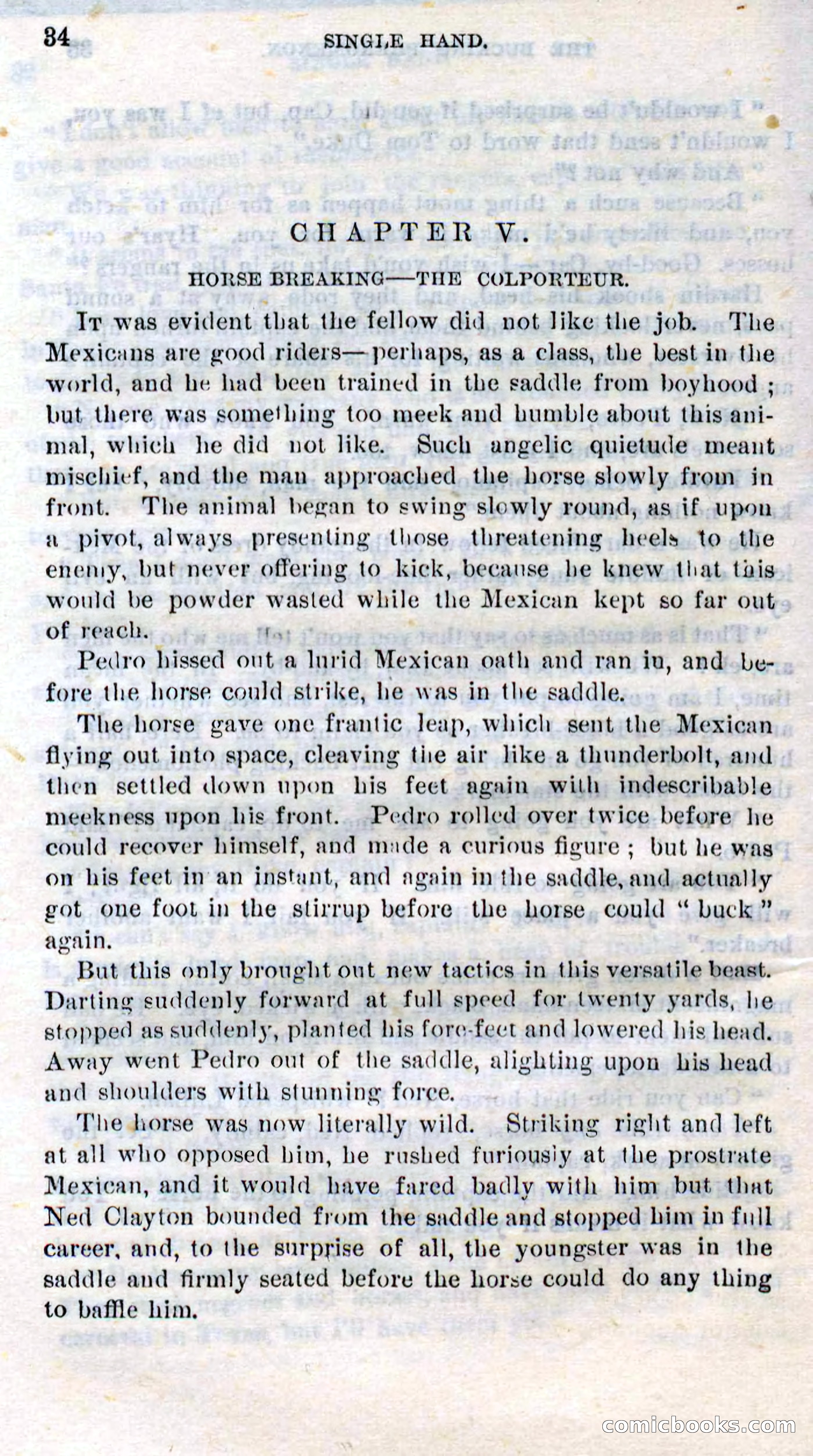 Beadle's Dime Novels No. 272: Single Hand — page 32 of 100