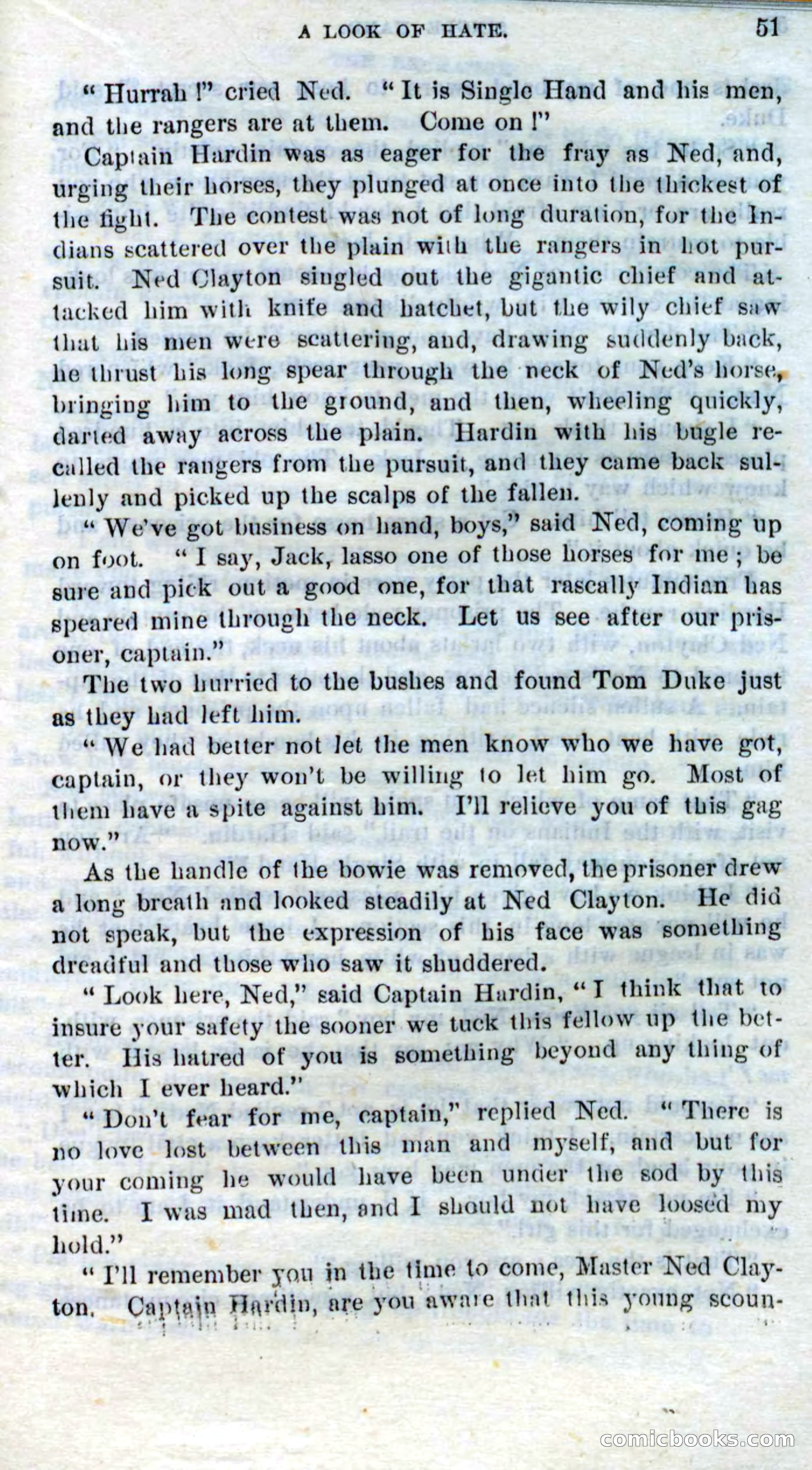 Beadle's Dime Novels No. 272: Single Hand — page 49 of 100