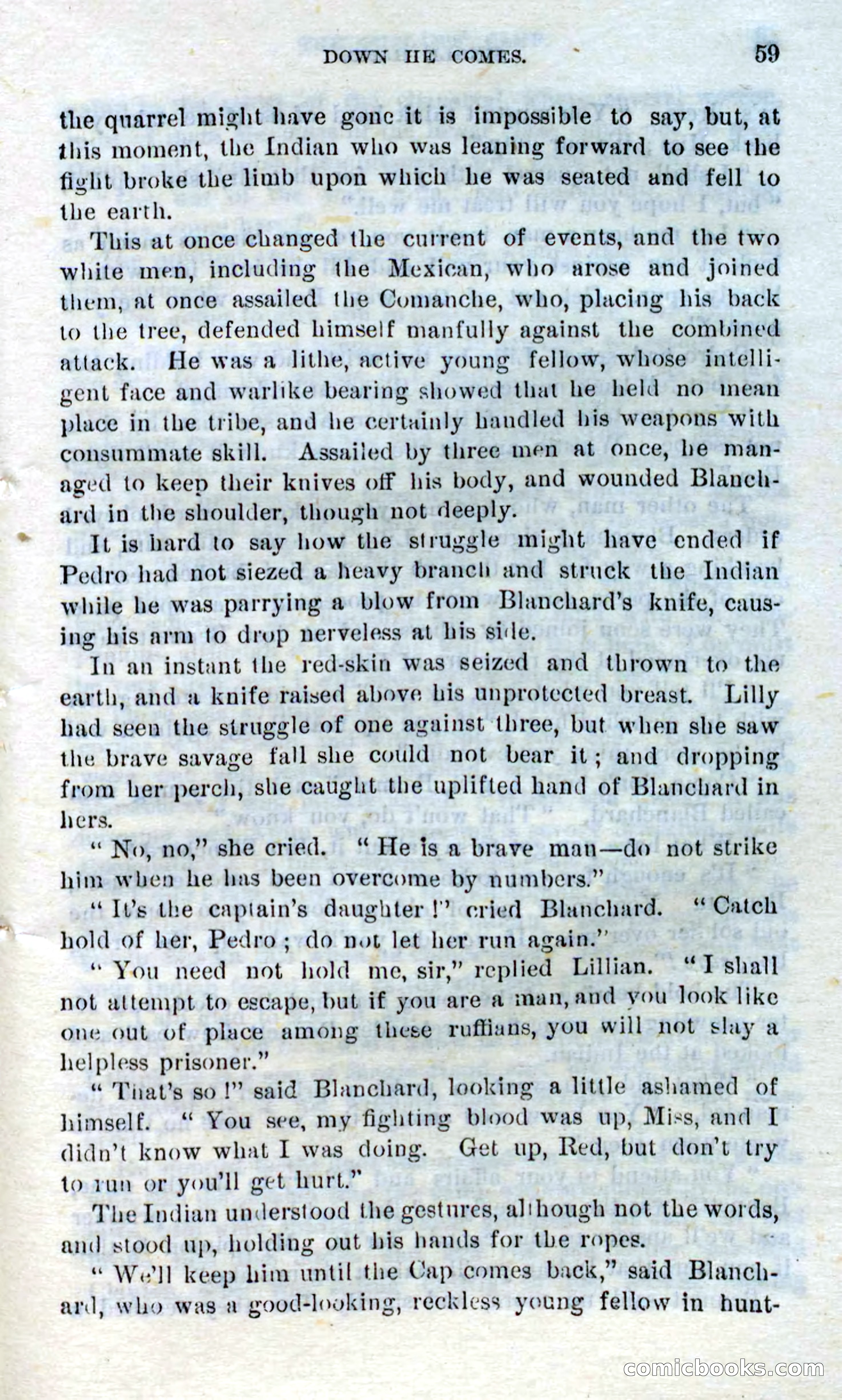 Beadle's Dime Novels No. 272: Single Hand — page 57 of 100