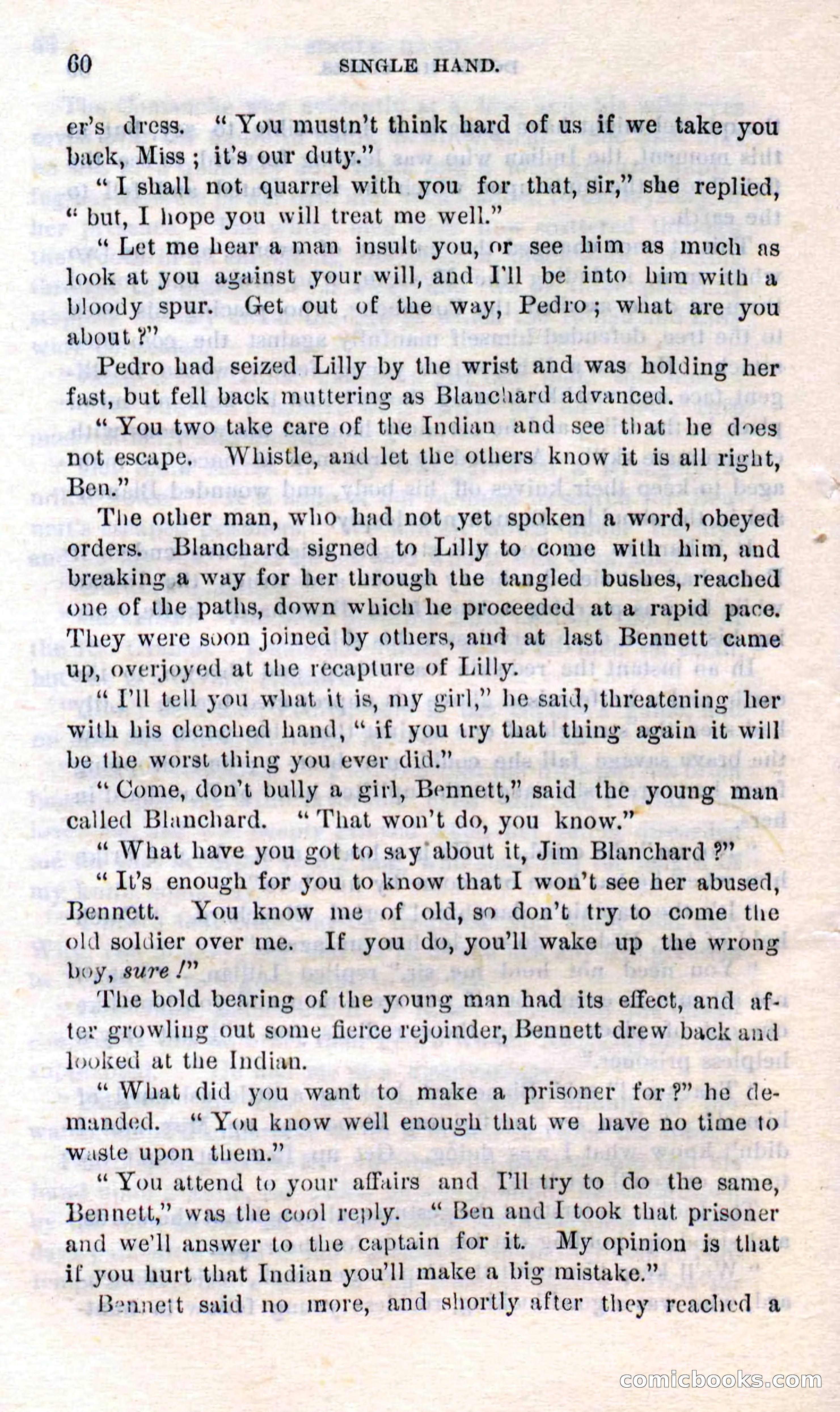 Beadle's Dime Novels No. 272: Single Hand — page 58 of 100