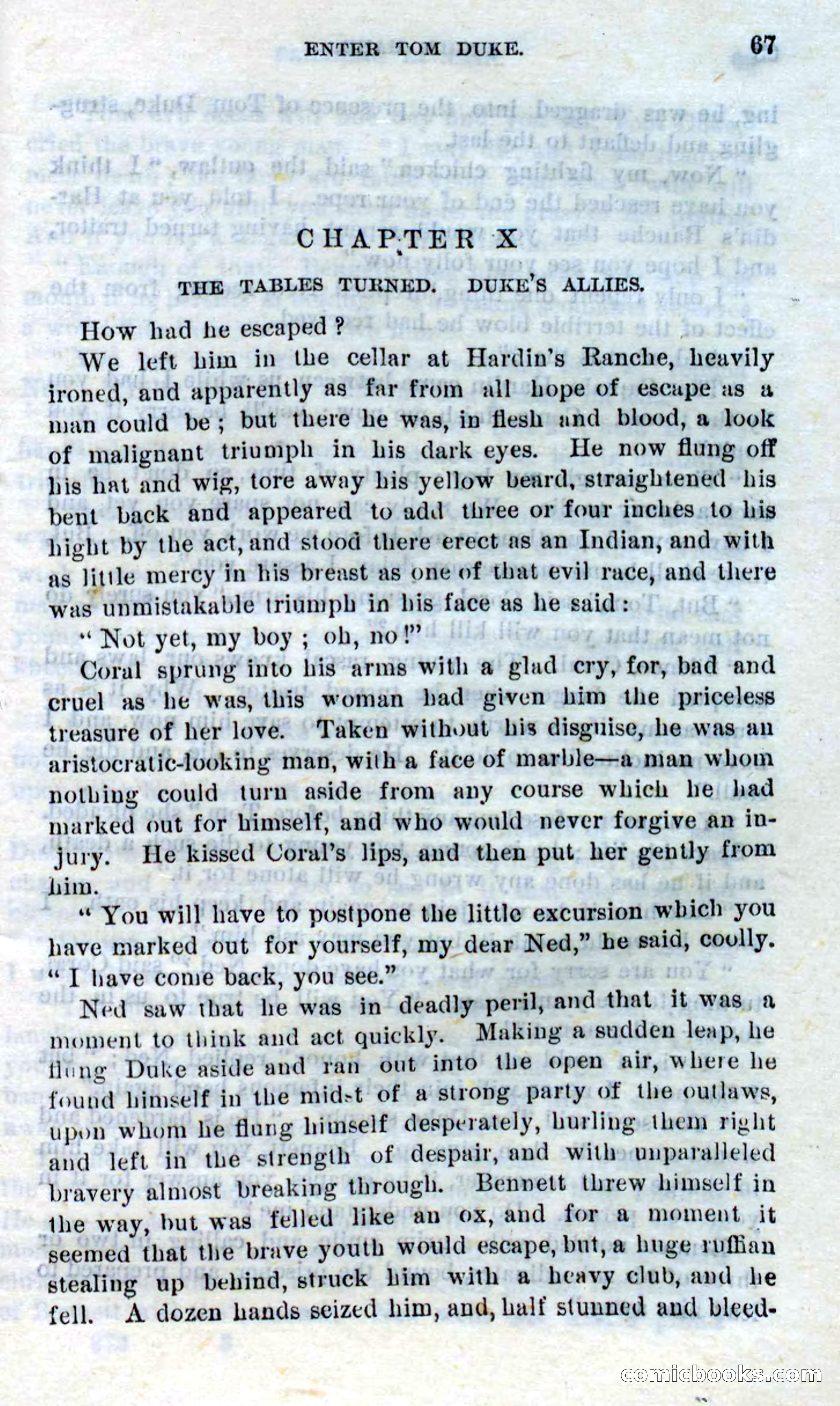 Beadle's Dime Novels No. 272: Single Hand — page 65 of 100
