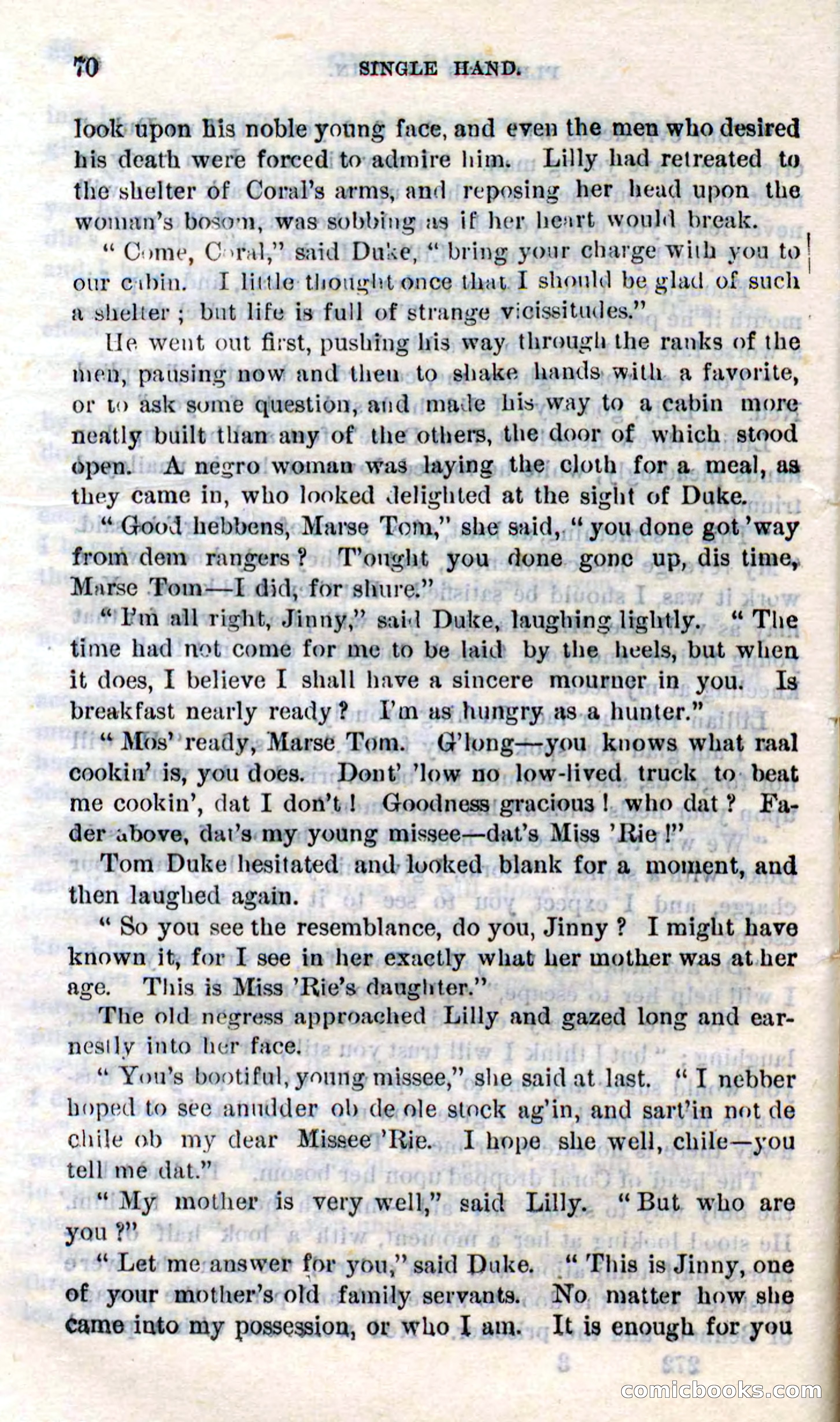 Beadle's Dime Novels No. 272: Single Hand — page 68 of 100