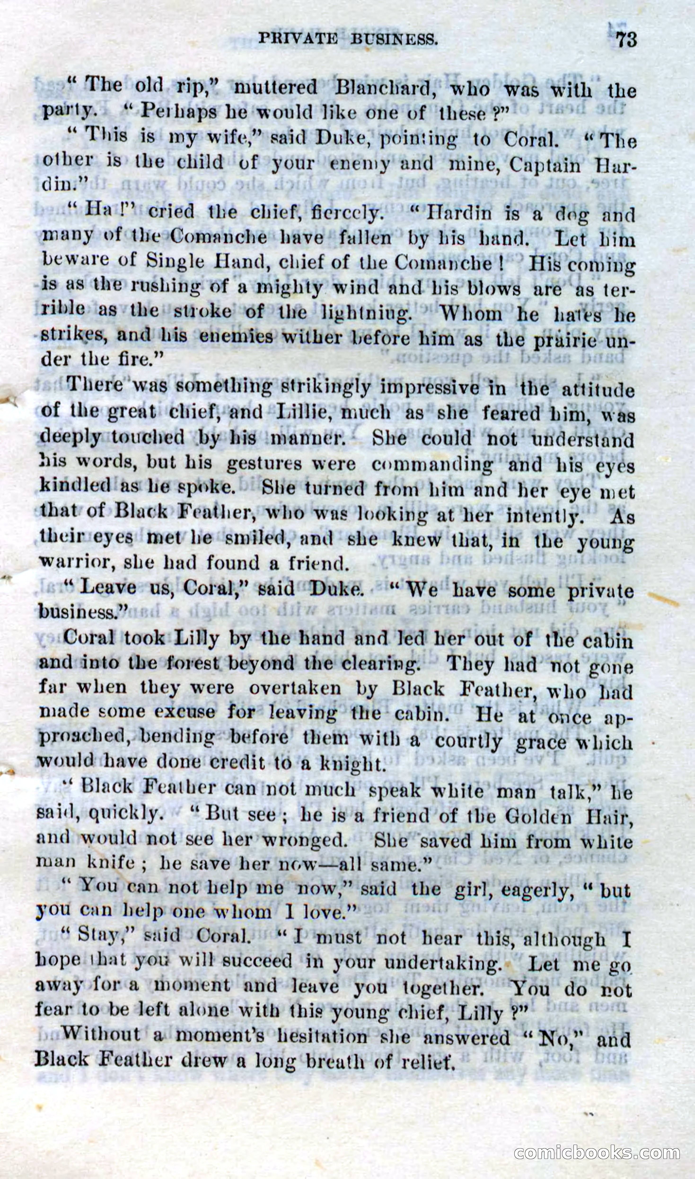 Beadle's Dime Novels No. 272: Single Hand — page 71 of 100