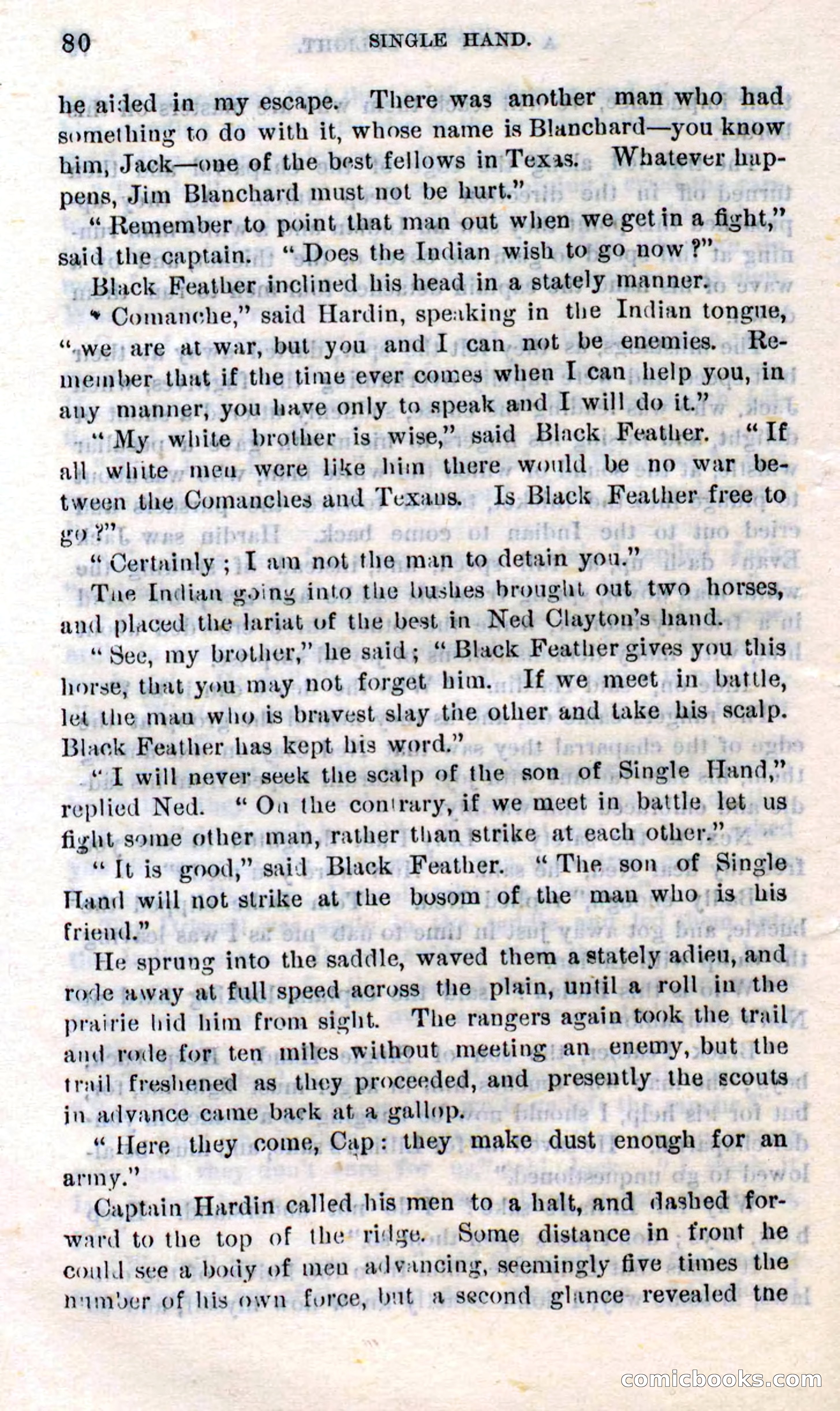 Beadle's Dime Novels No. 272: Single Hand — page 78 of 100
