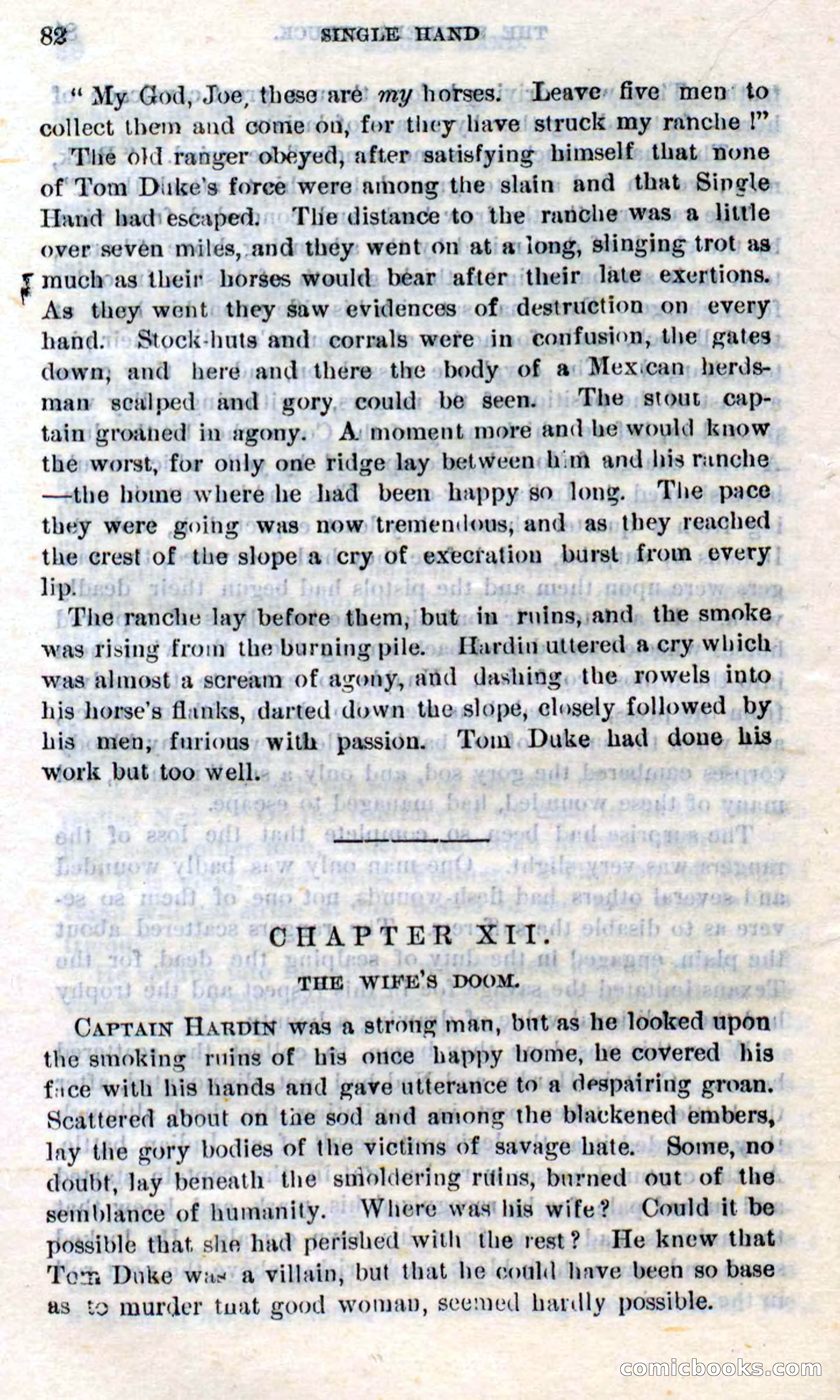 Beadle's Dime Novels No. 272: Single Hand — page 80 of 100