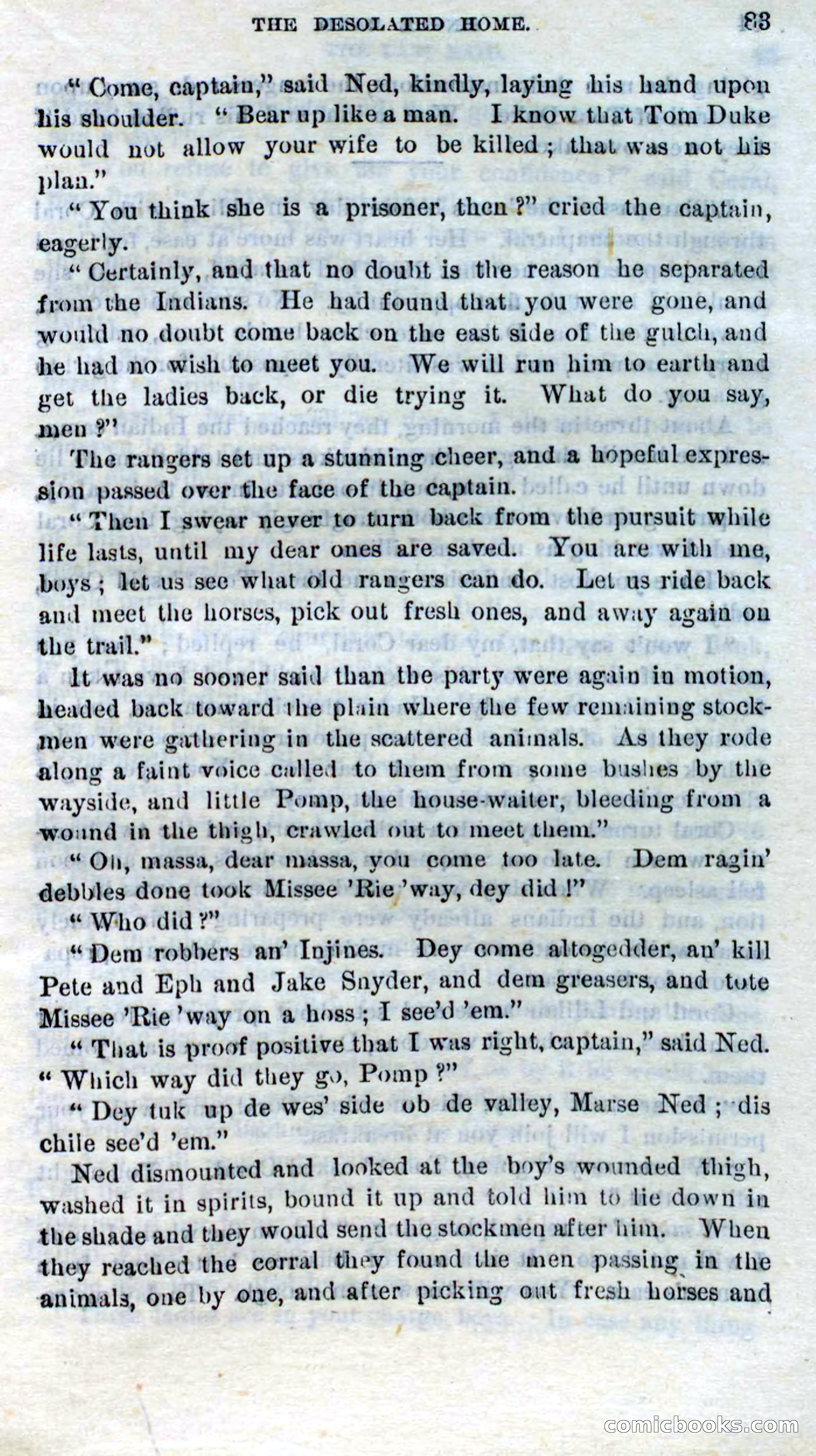Beadle's Dime Novels No. 272: Single Hand — page 81 of 100