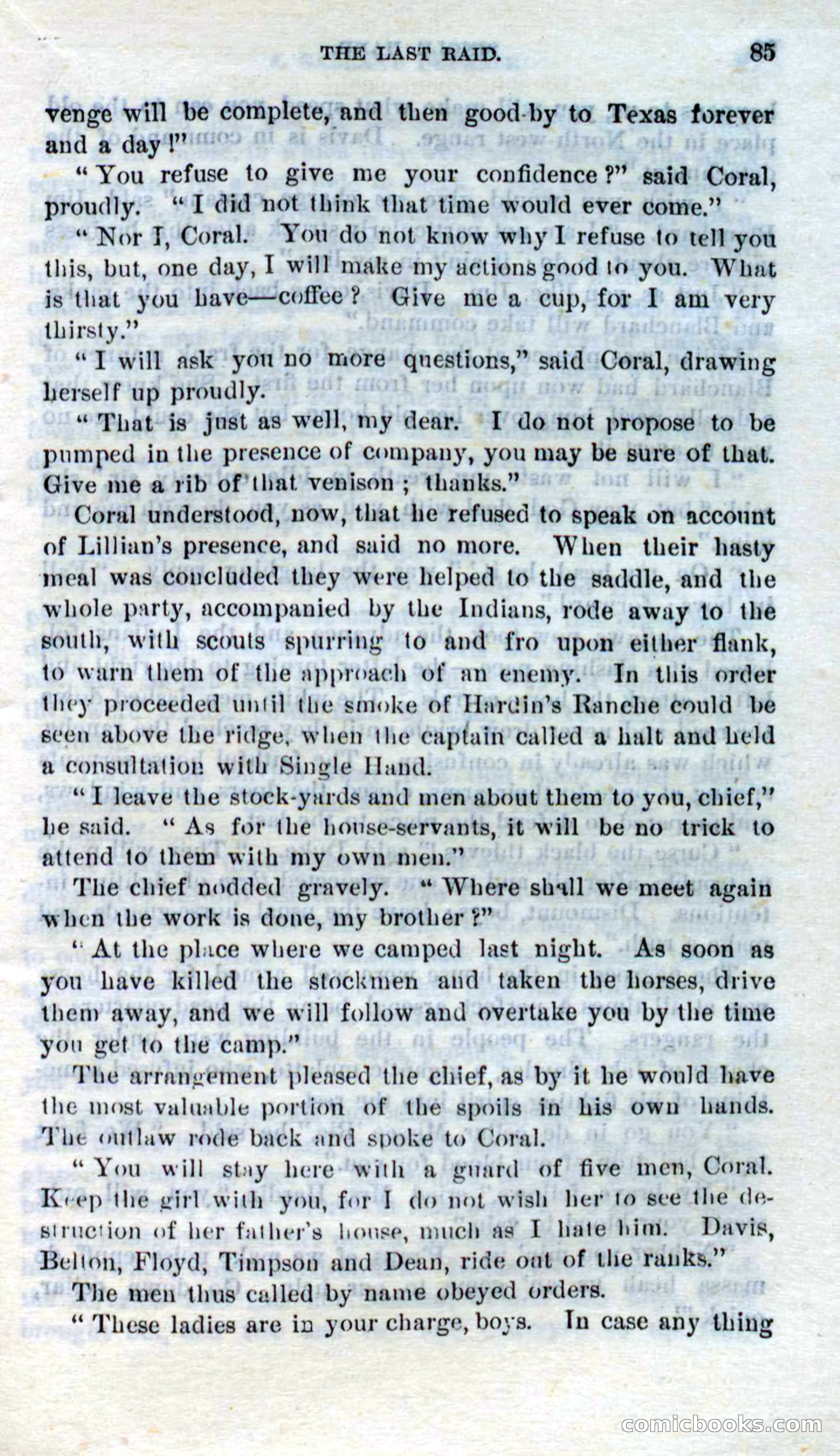Beadle's Dime Novels No. 272: Single Hand — page 83 of 100