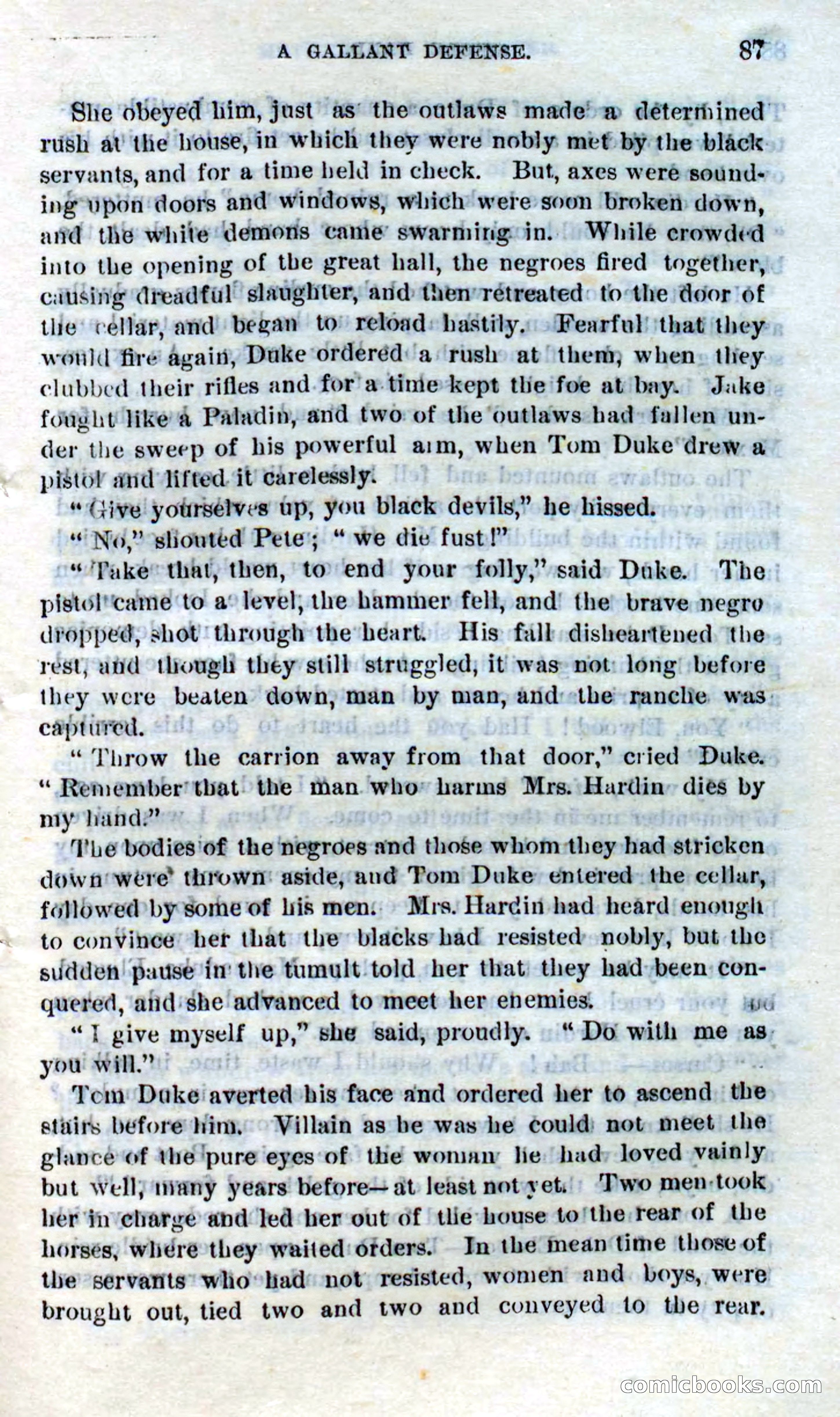 Beadle's Dime Novels No. 272: Single Hand — page 85 of 100