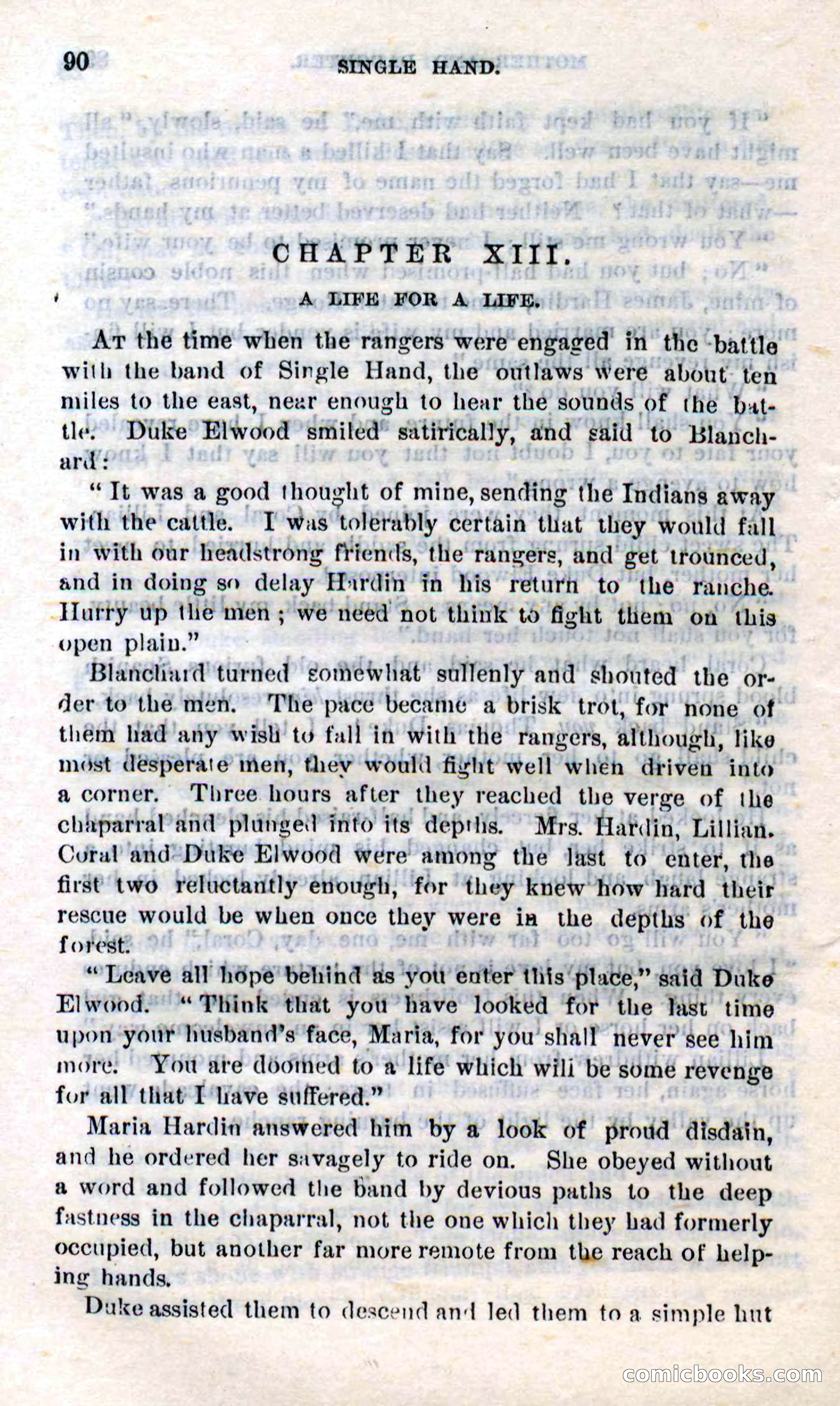 Beadle's Dime Novels No. 272: Single Hand — page 88 of 100