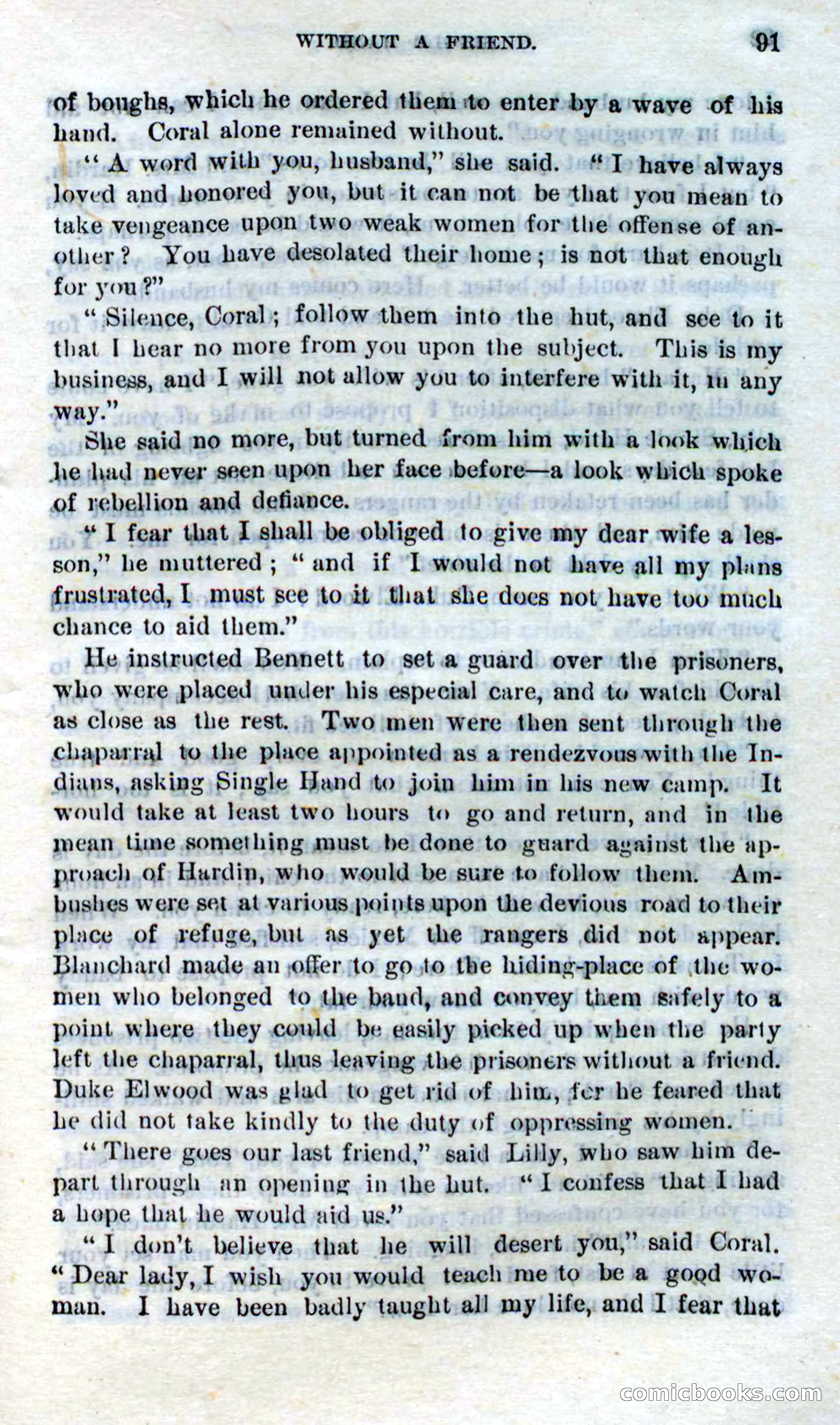 Beadle's Dime Novels No. 272: Single Hand — page 89 of 100