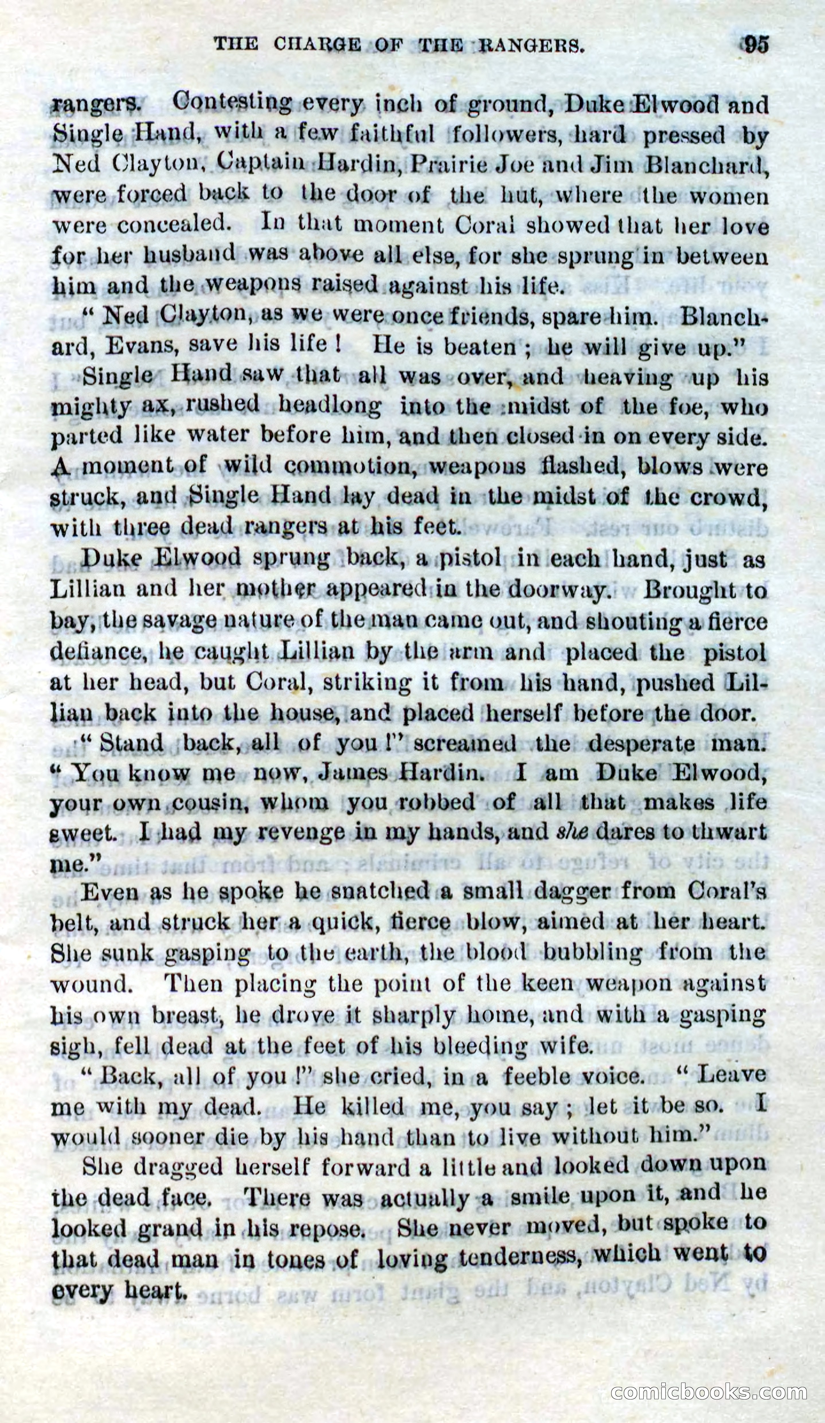 Beadle's Dime Novels No. 272: Single Hand — page 93 of 100