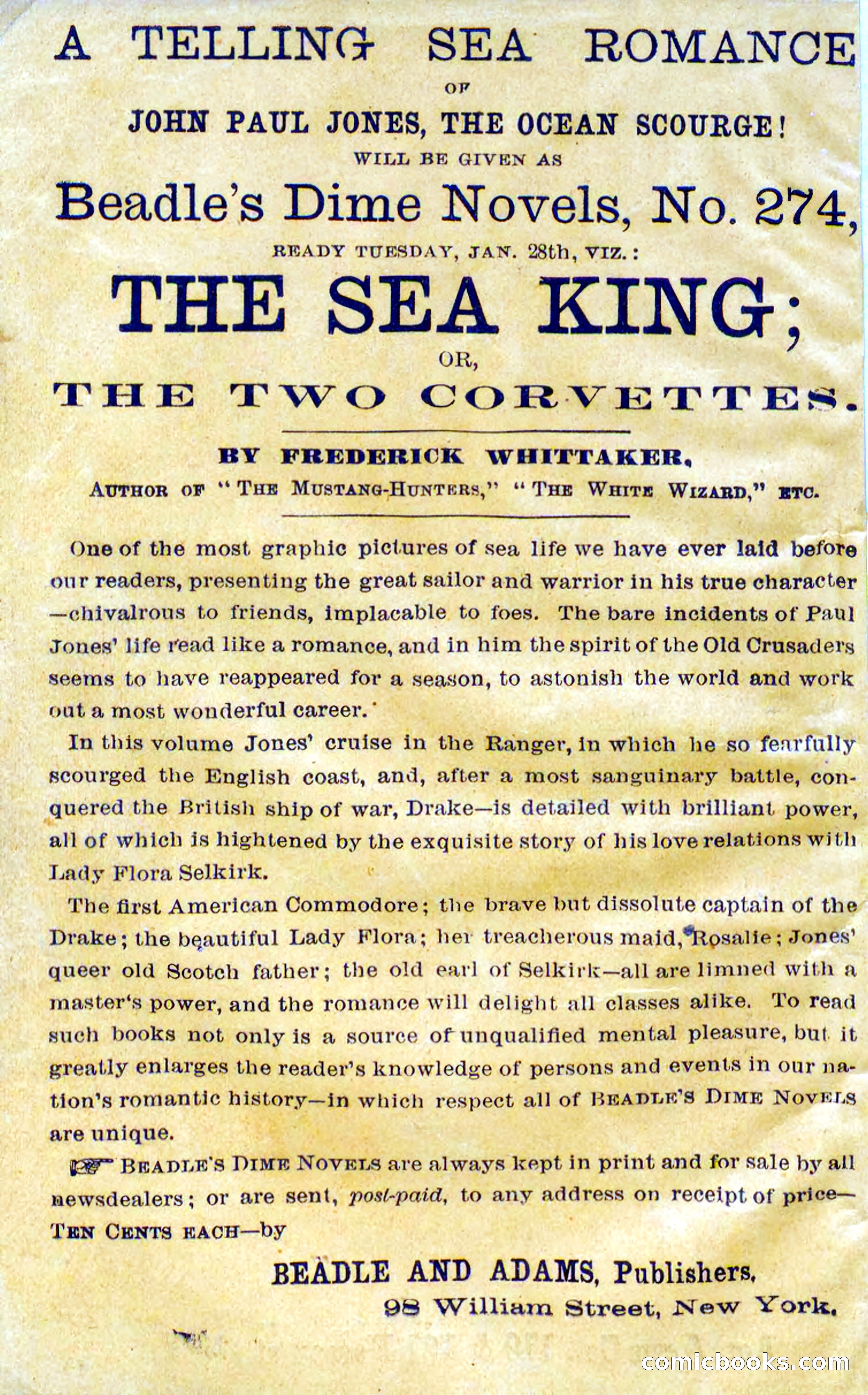 Beadle's Dime Novels No. 273: Little Thunderbolt — page 2 of 100