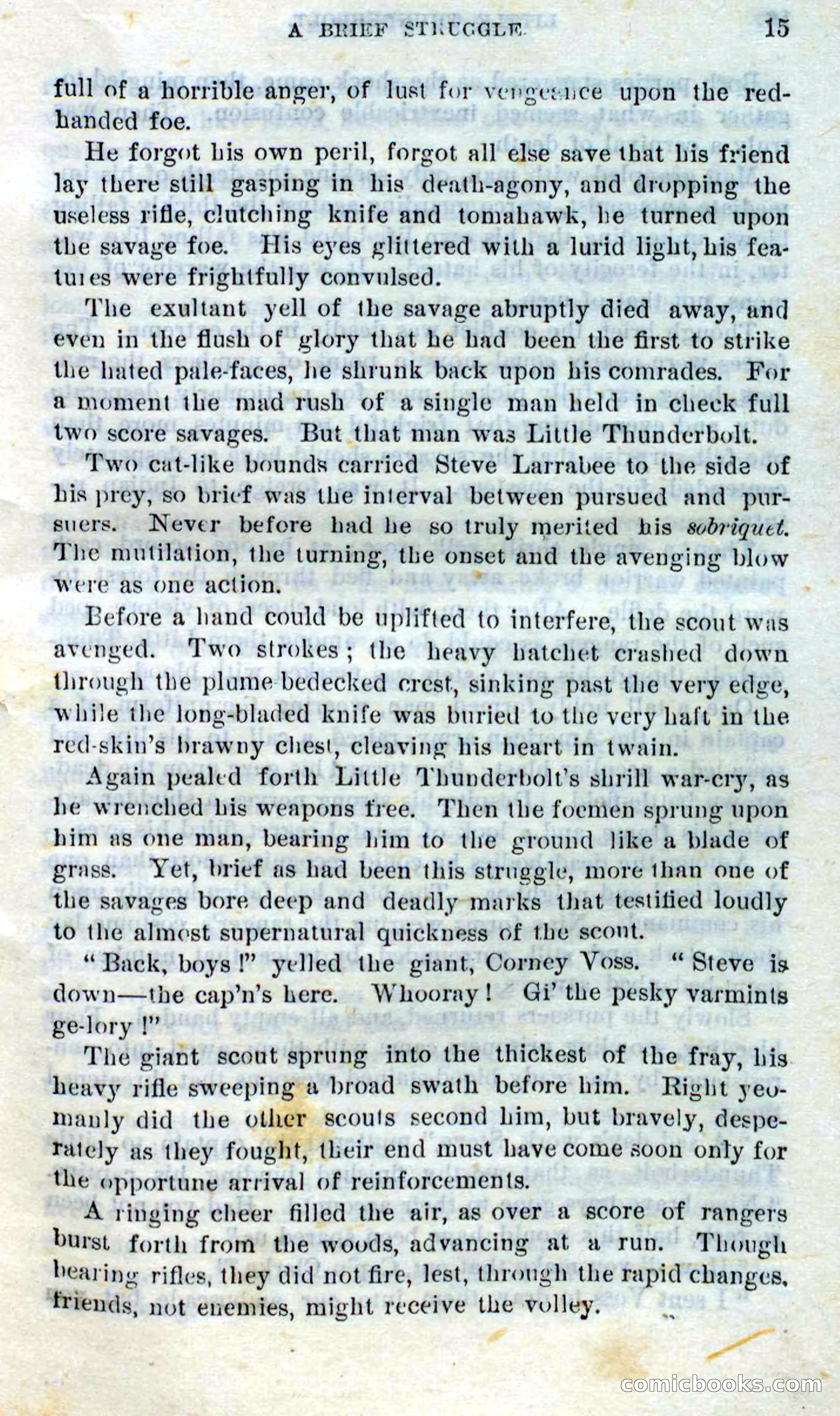Beadle's Dime Novels No. 273: Little Thunderbolt — page 13 of 100