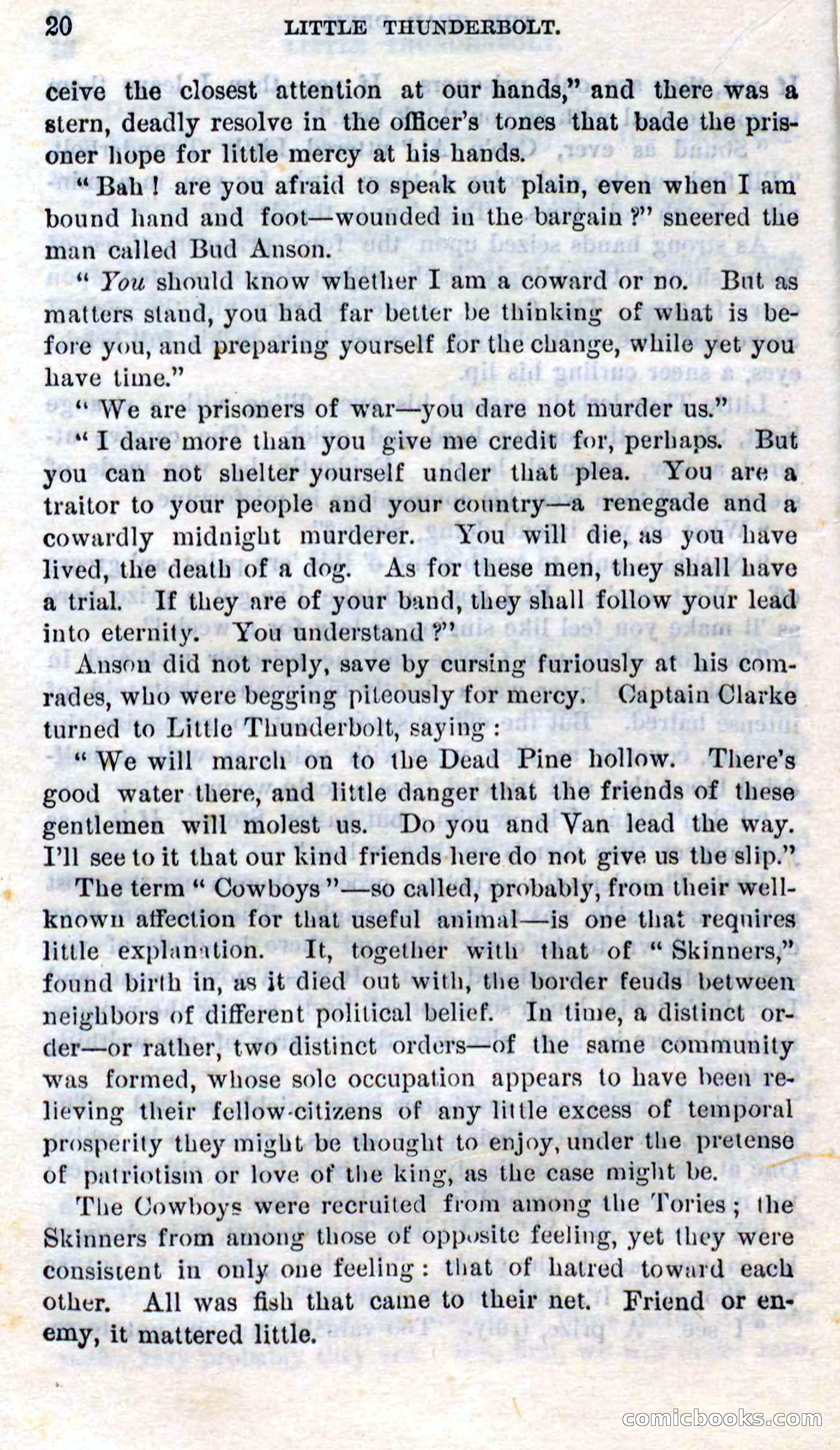 Beadle's Dime Novels No. 273: Little Thunderbolt — page 18 of 100