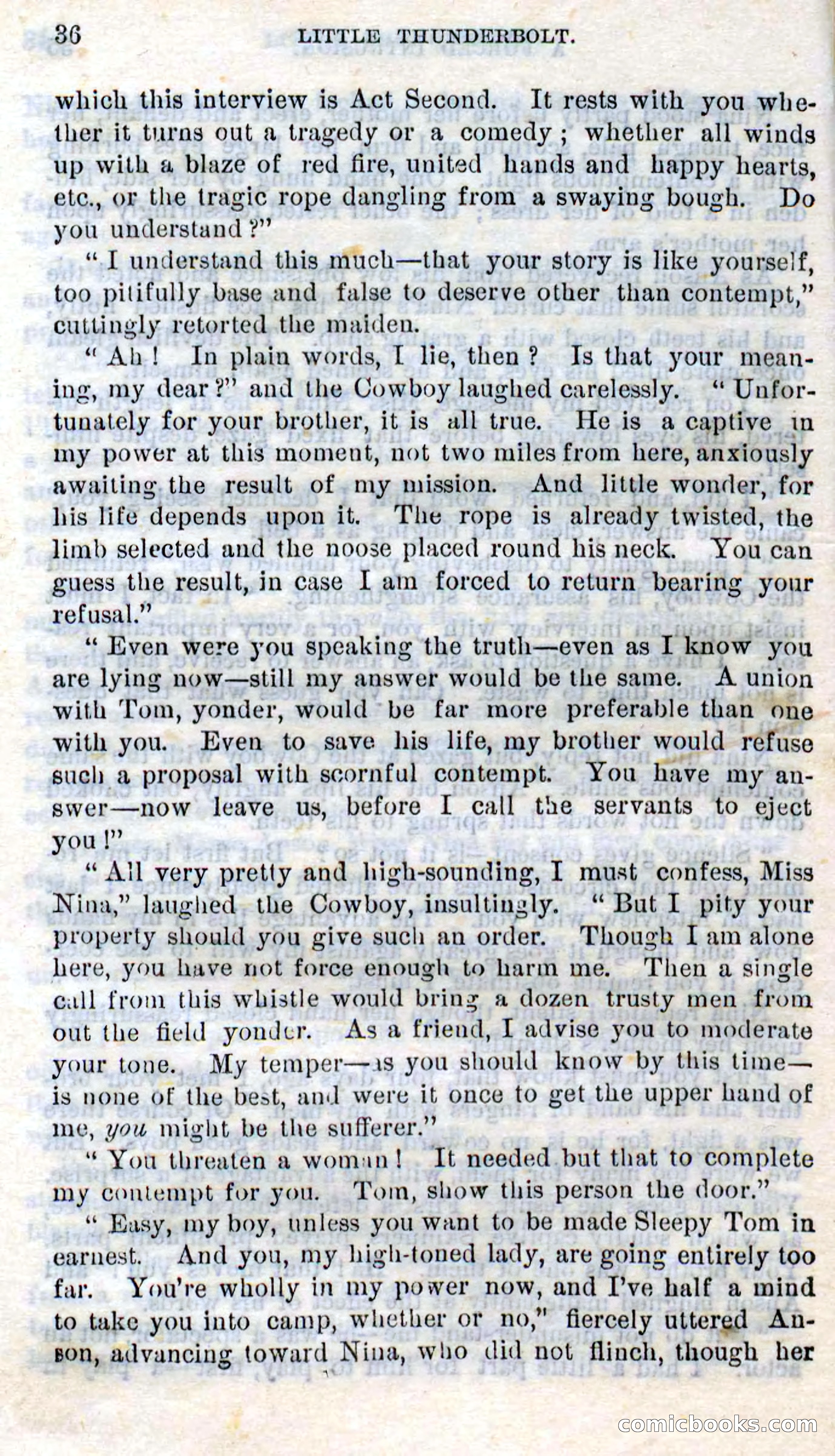 Beadle's Dime Novels No. 273: Little Thunderbolt — page 34 of 100