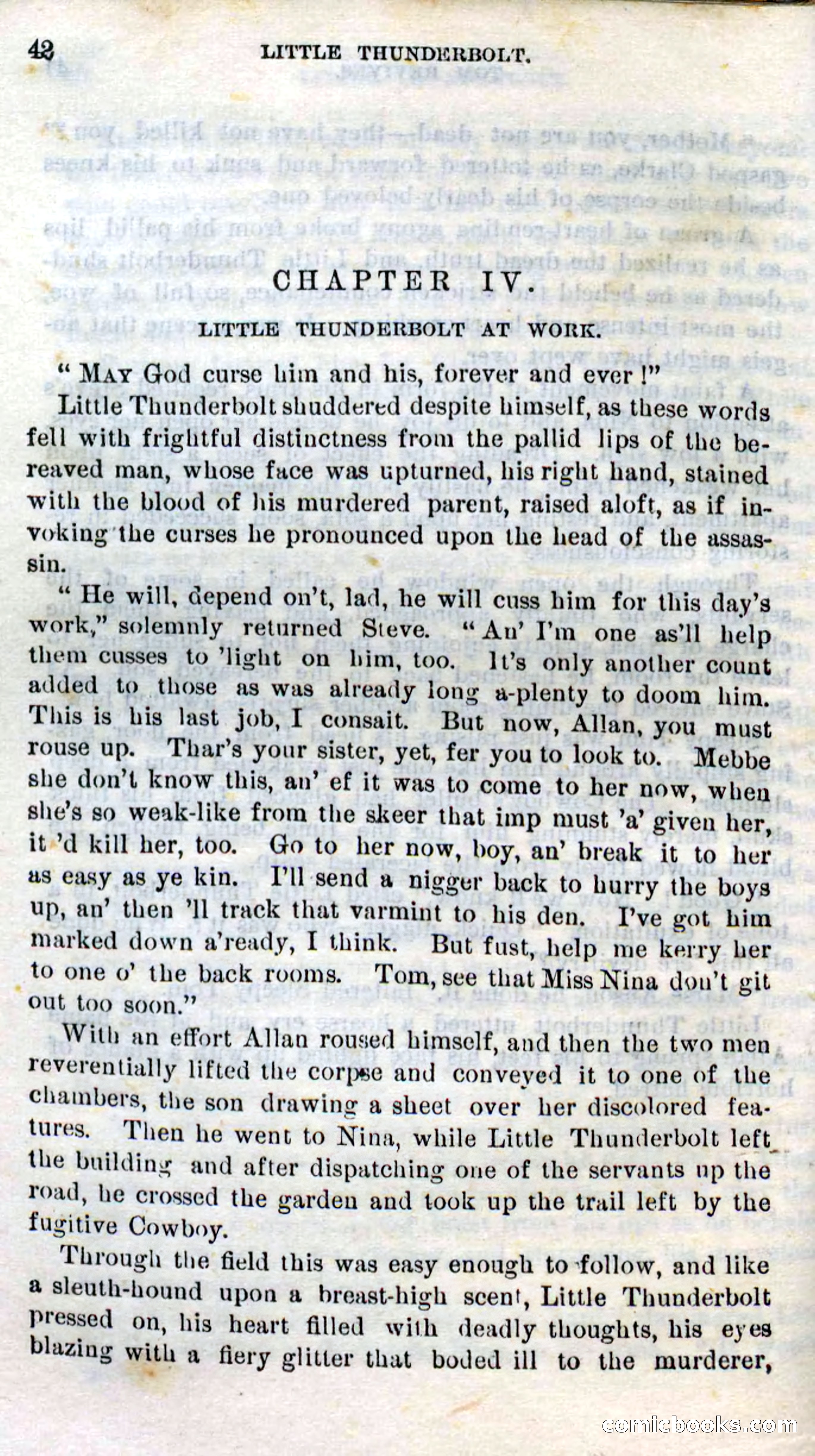 Beadle's Dime Novels No. 273: Little Thunderbolt — page 40 of 100