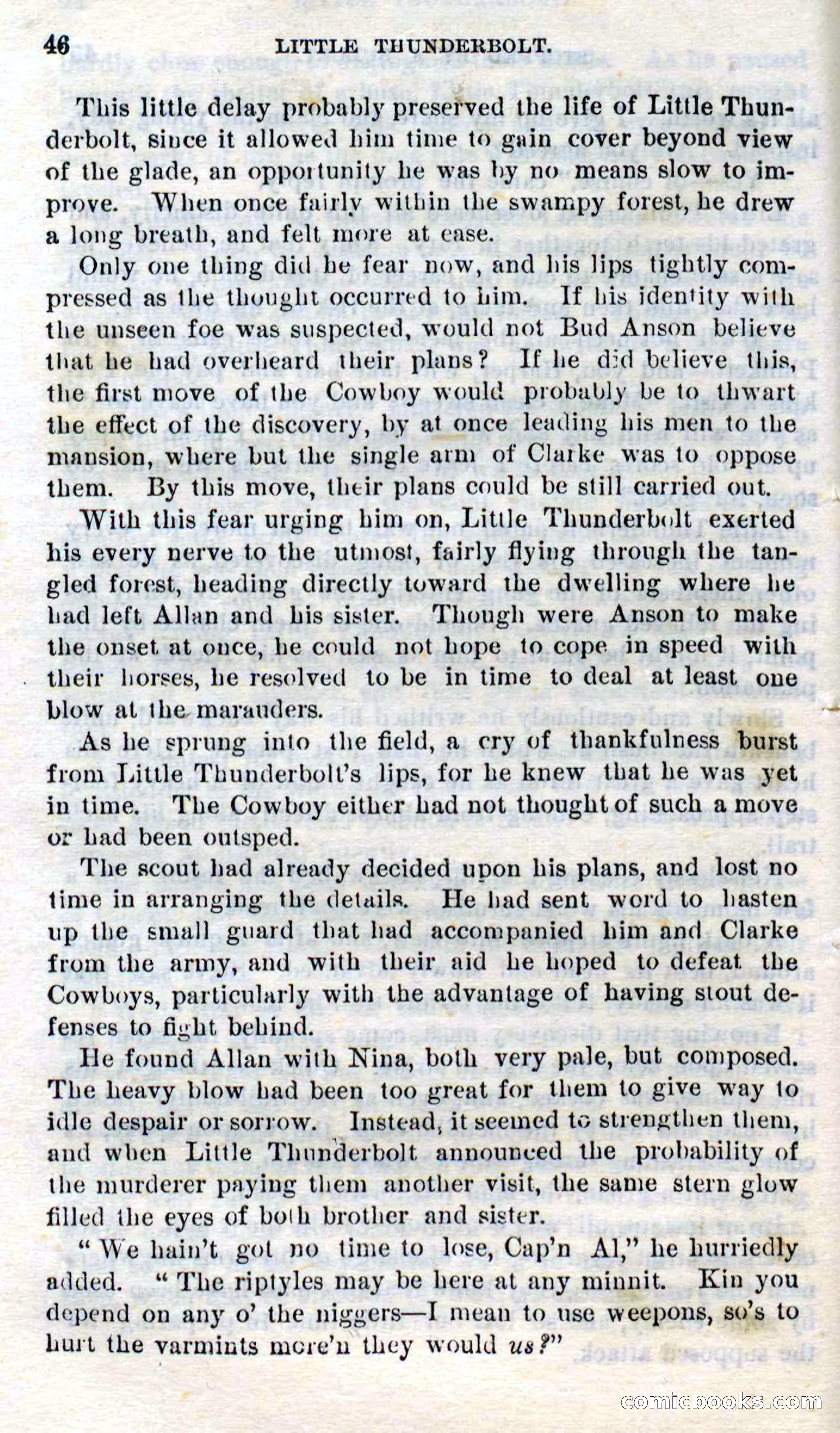 Beadle's Dime Novels No. 273: Little Thunderbolt — page 44 of 100