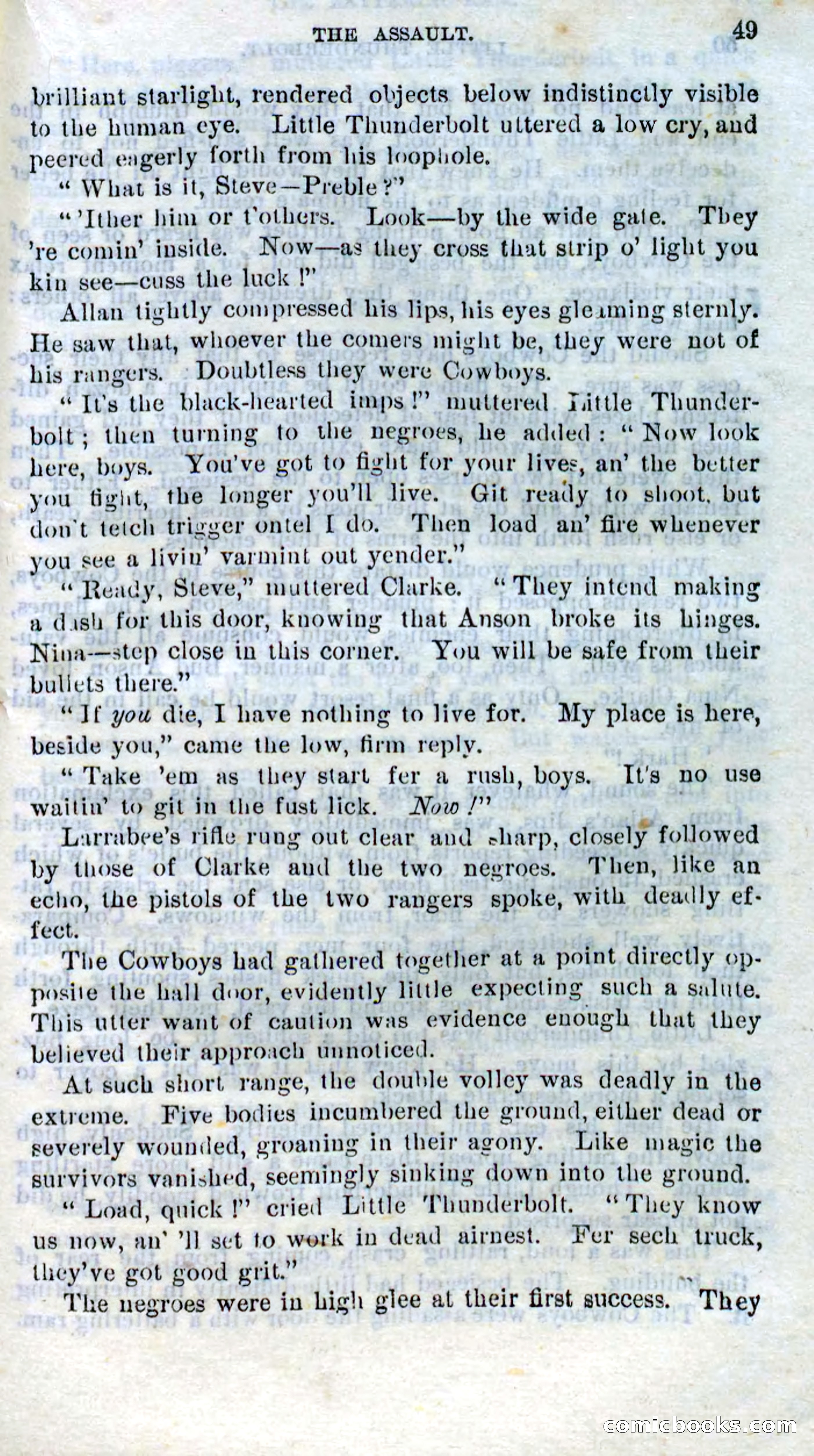 Beadle's Dime Novels No. 273: Little Thunderbolt — page 47 of 100