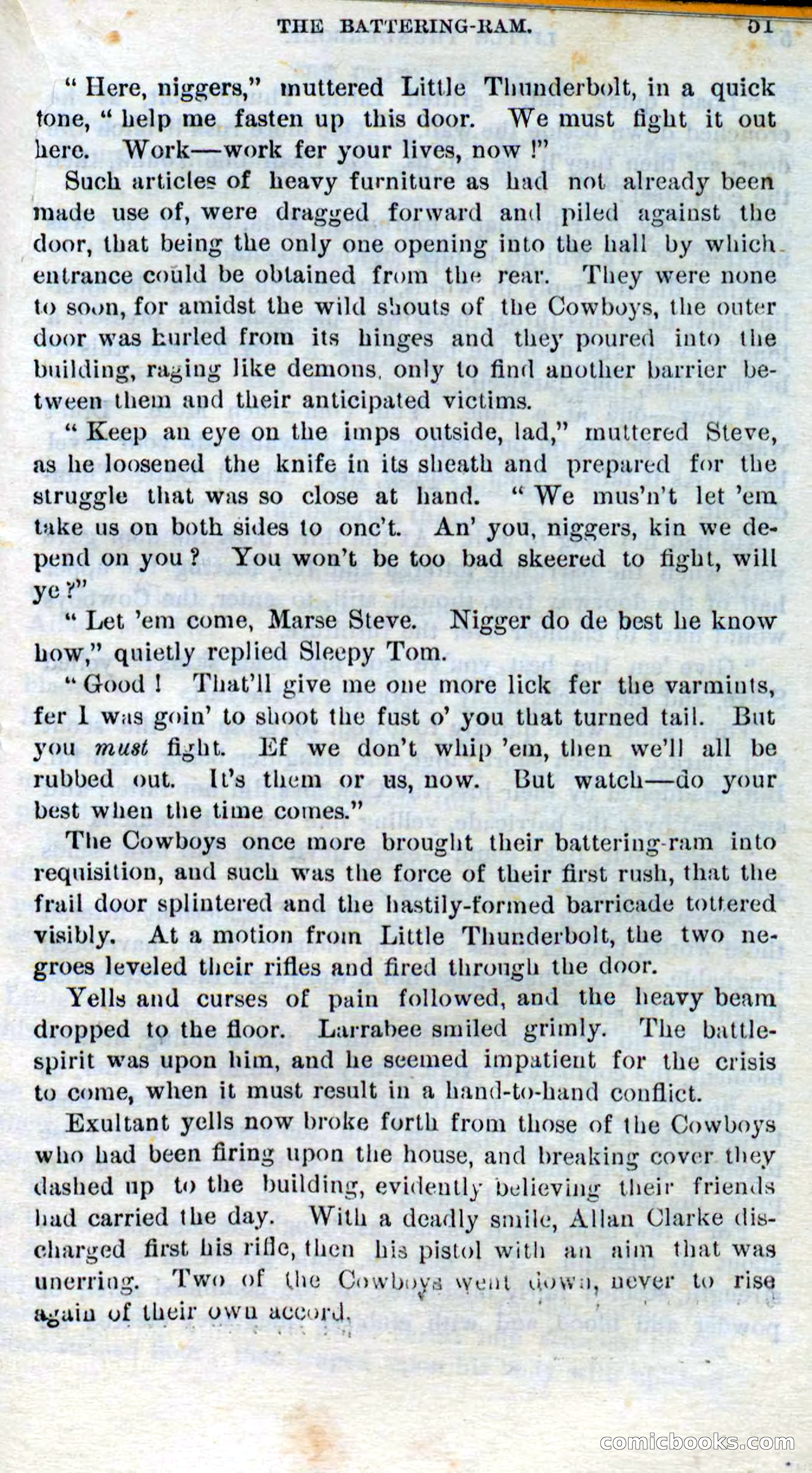 Beadle's Dime Novels No. 273: Little Thunderbolt — page 49 of 100