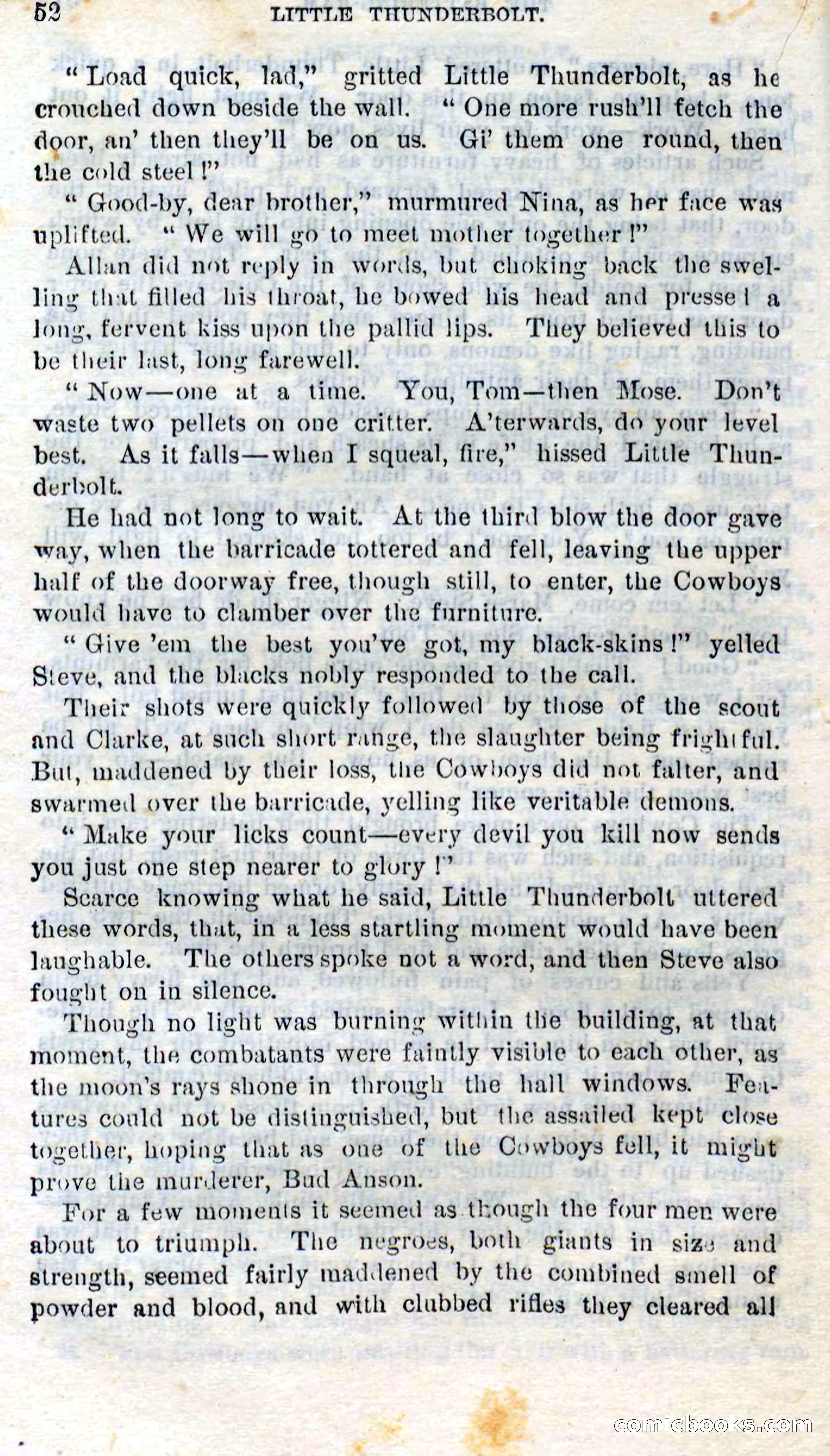 Beadle's Dime Novels No. 273: Little Thunderbolt — page 50 of 100