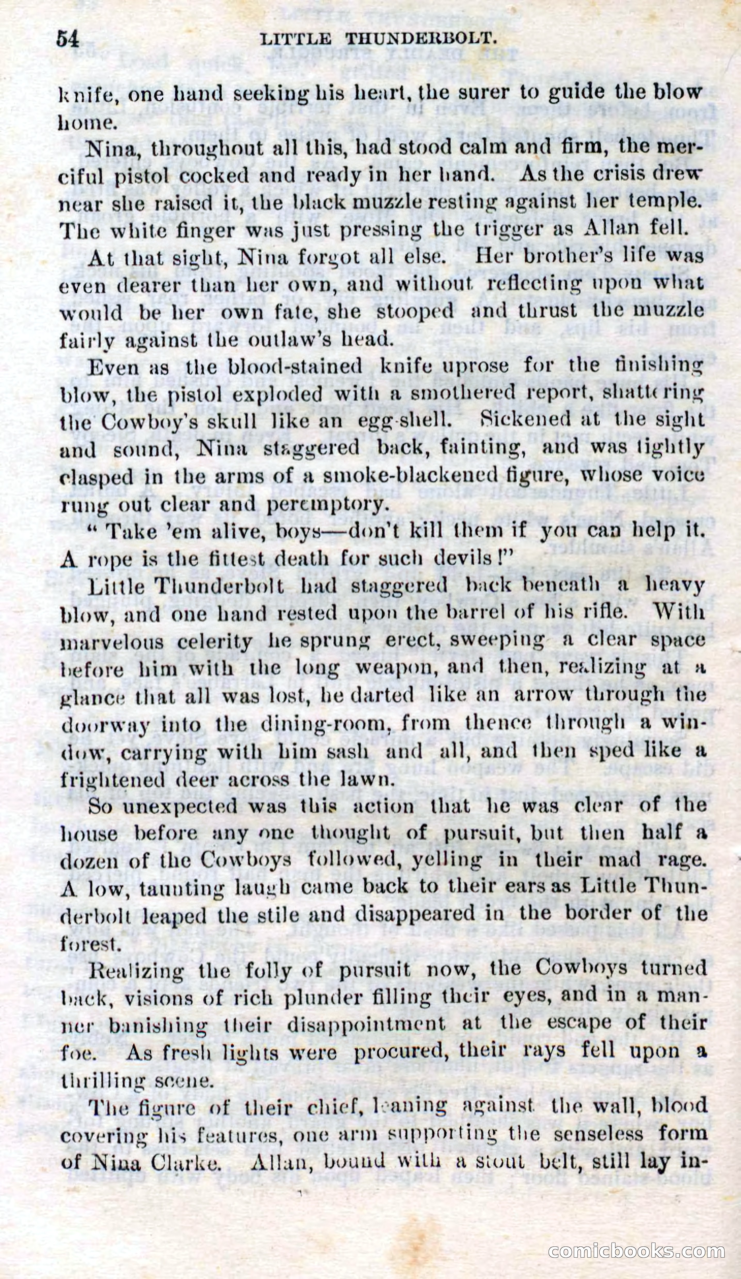 Beadle's Dime Novels No. 273: Little Thunderbolt — page 52 of 100