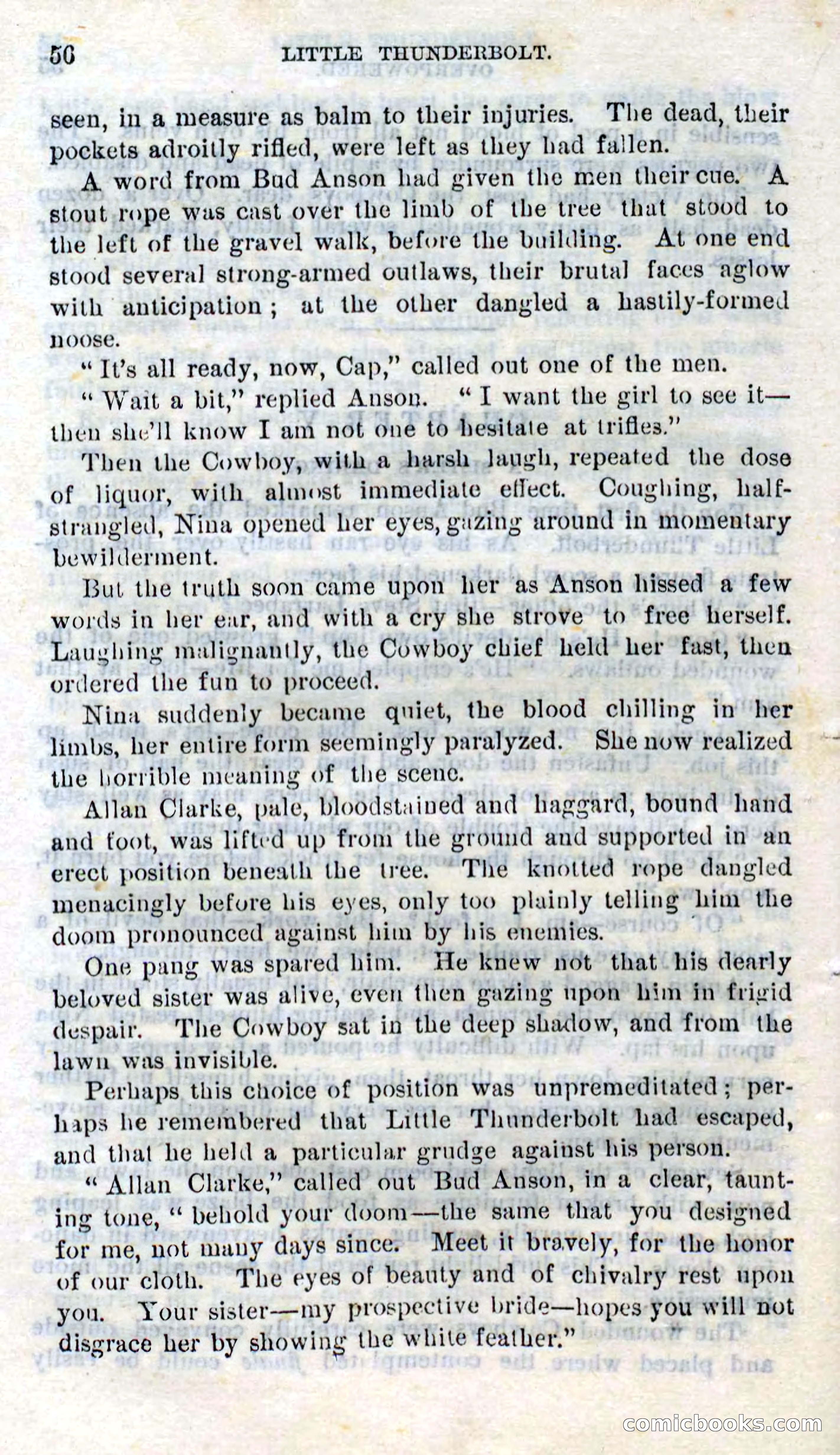 Beadle's Dime Novels No. 273: Little Thunderbolt — page 54 of 100
