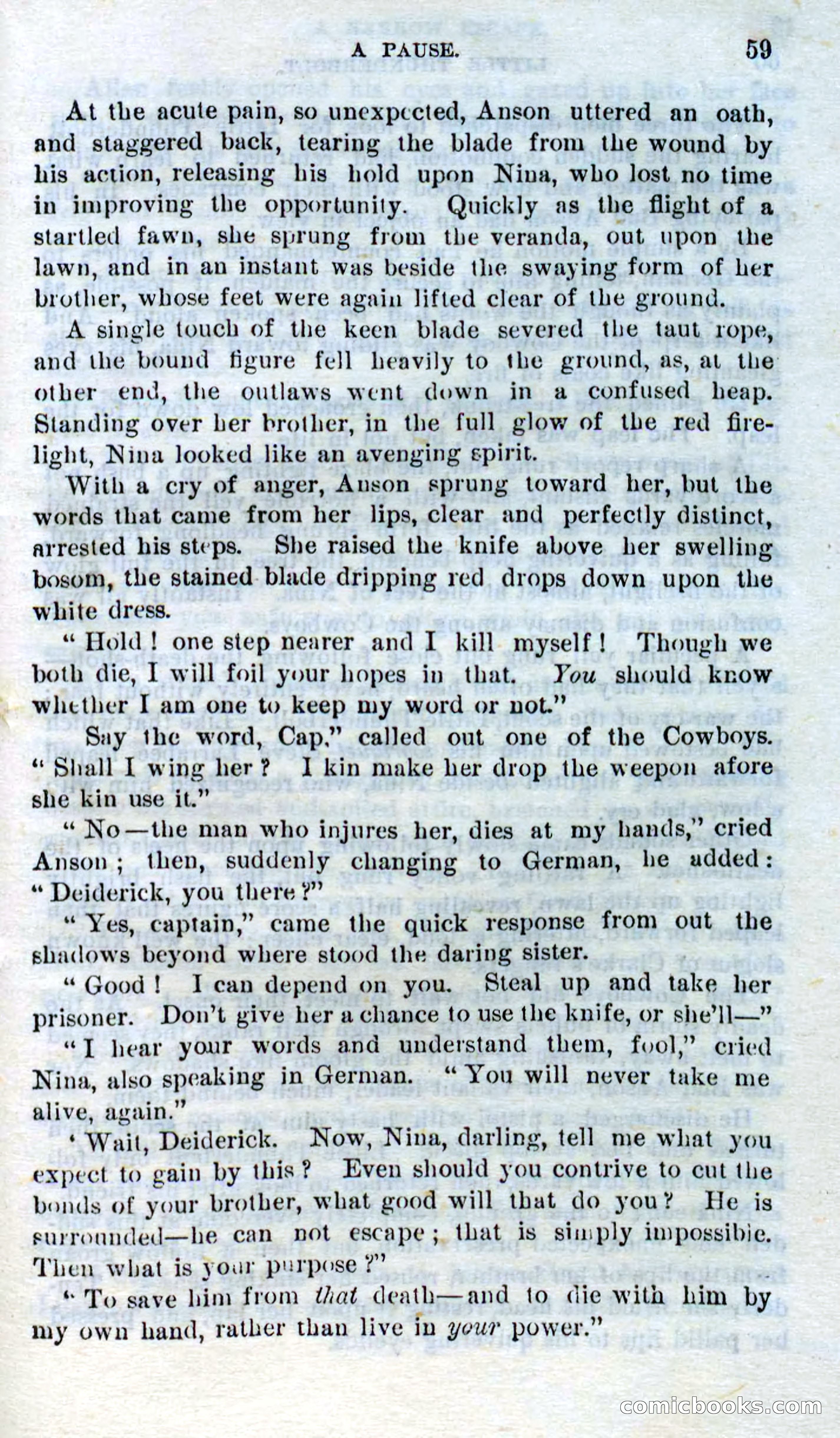 Beadle's Dime Novels No. 273: Little Thunderbolt — page 57 of 100