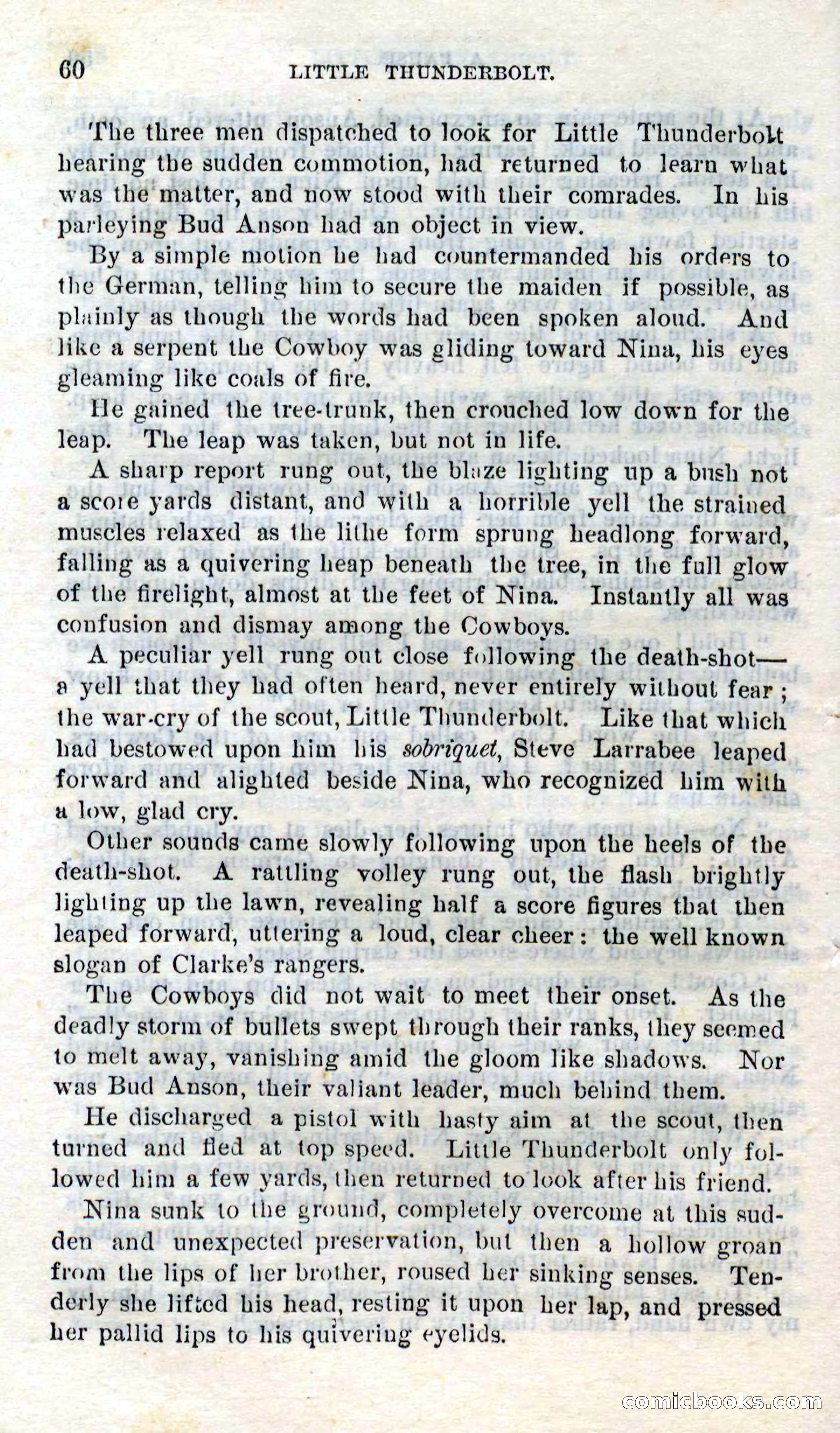 Beadle's Dime Novels No. 273: Little Thunderbolt — page 58 of 100