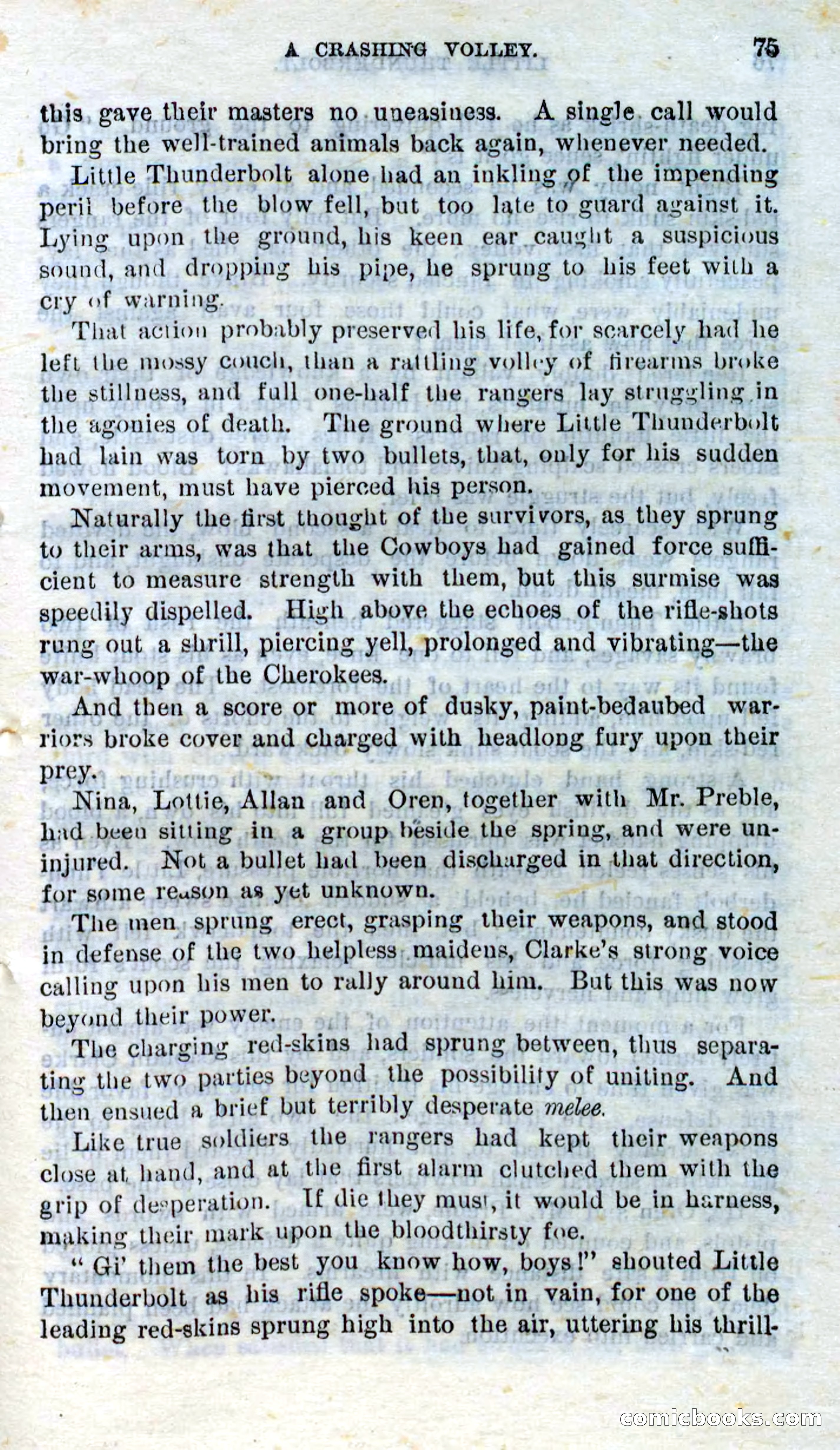Beadle's Dime Novels No. 273: Little Thunderbolt — page 73 of 100