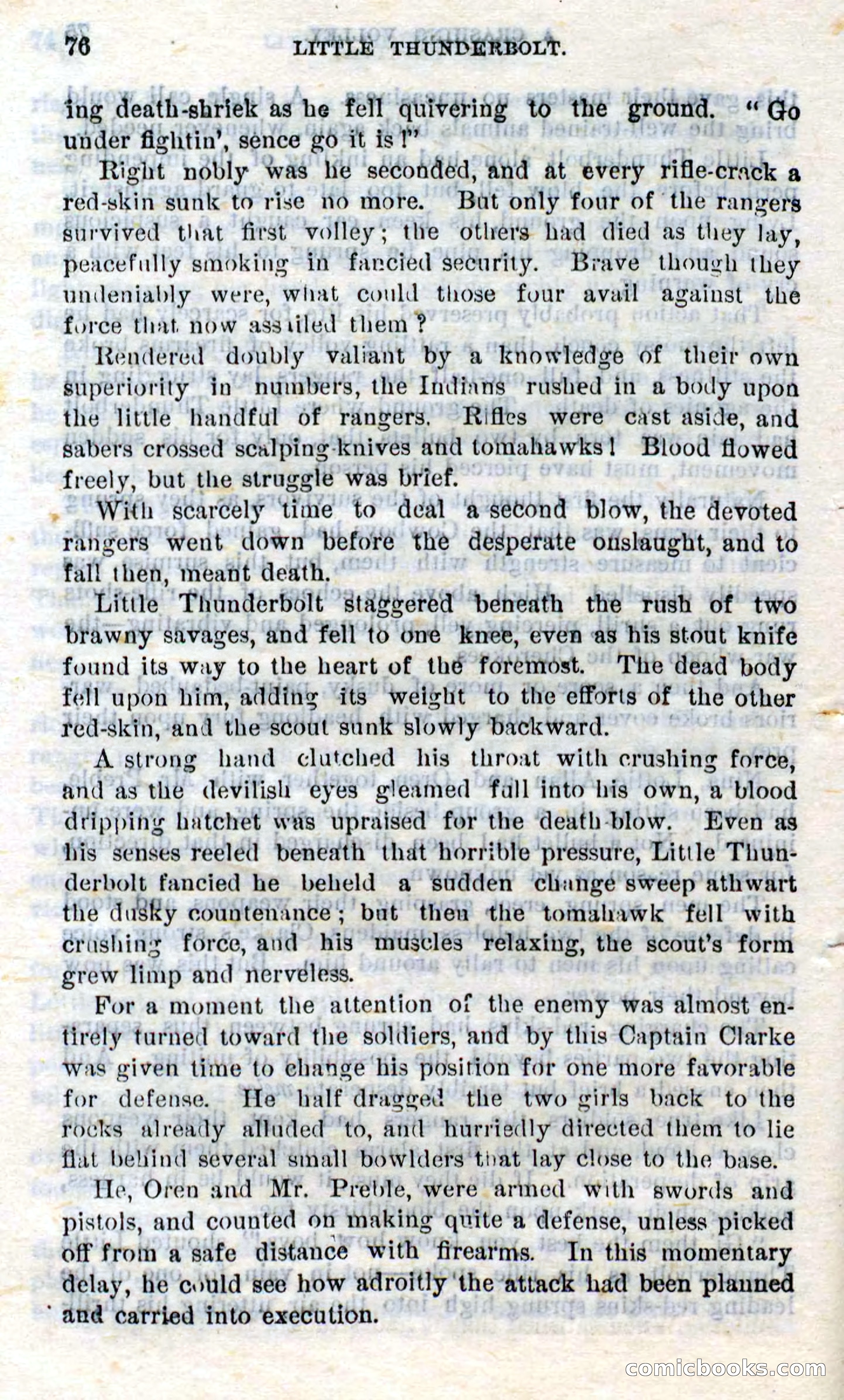 Beadle's Dime Novels No. 273: Little Thunderbolt — page 74 of 100