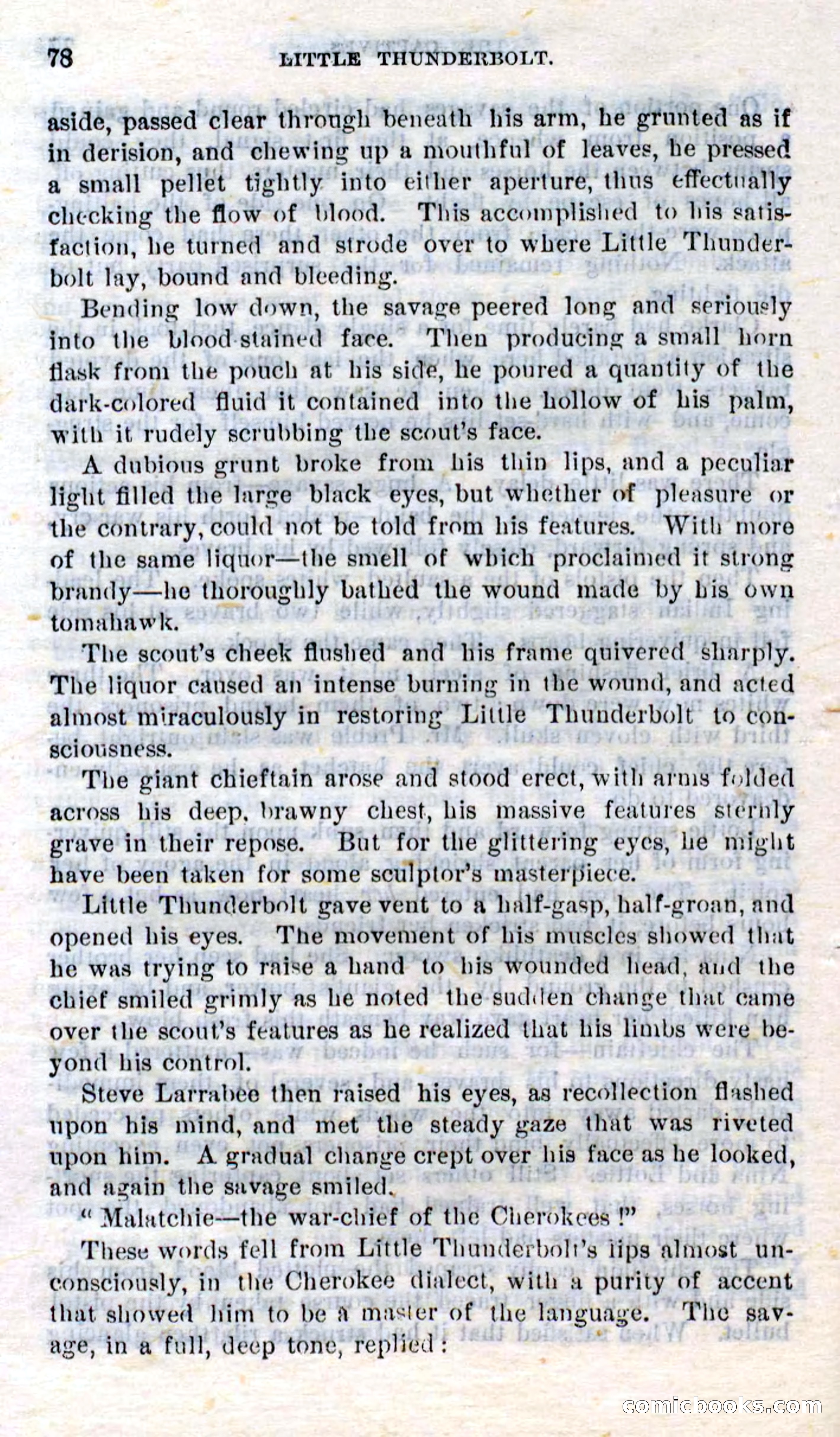 Beadle's Dime Novels No. 273: Little Thunderbolt — page 76 of 100