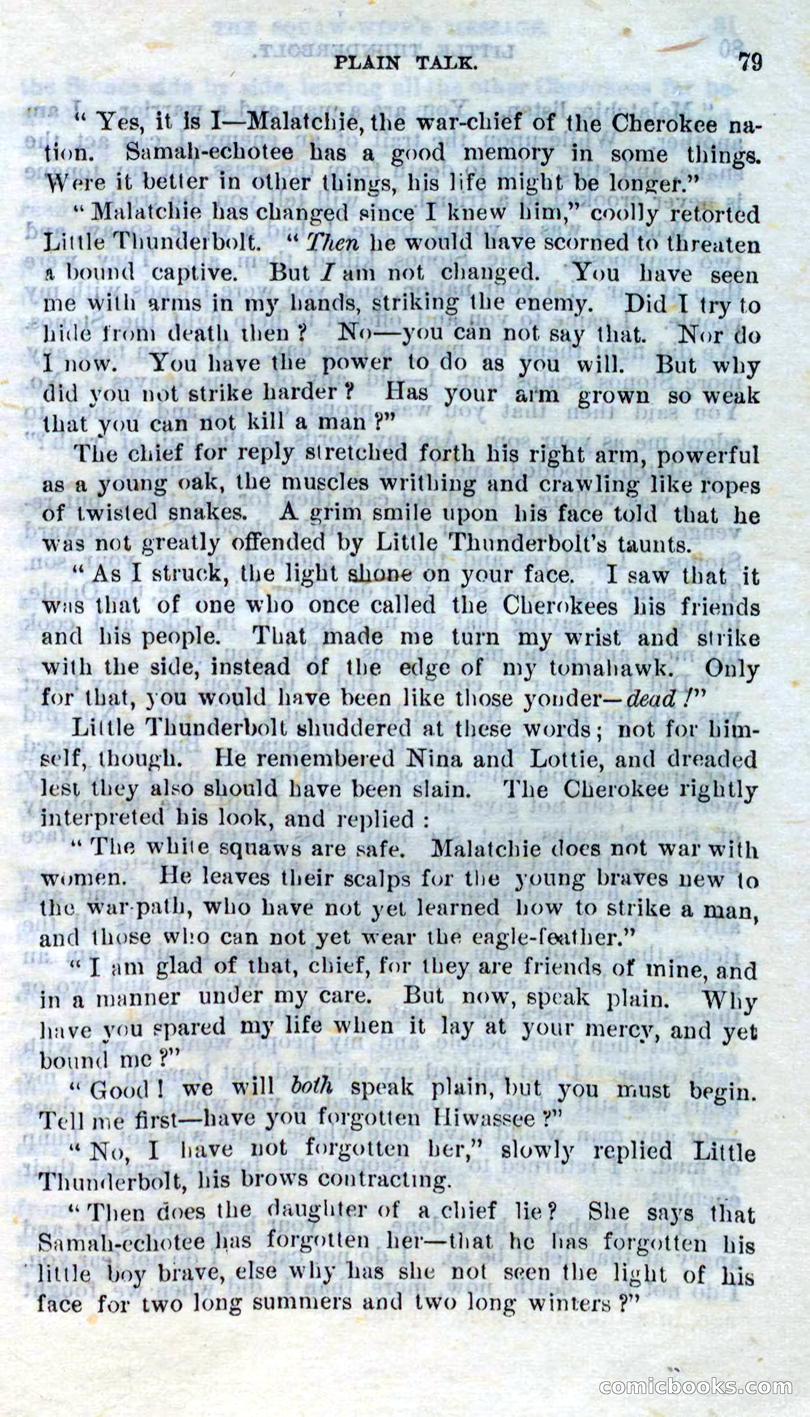 Beadle's Dime Novels No. 273: Little Thunderbolt — page 77 of 100