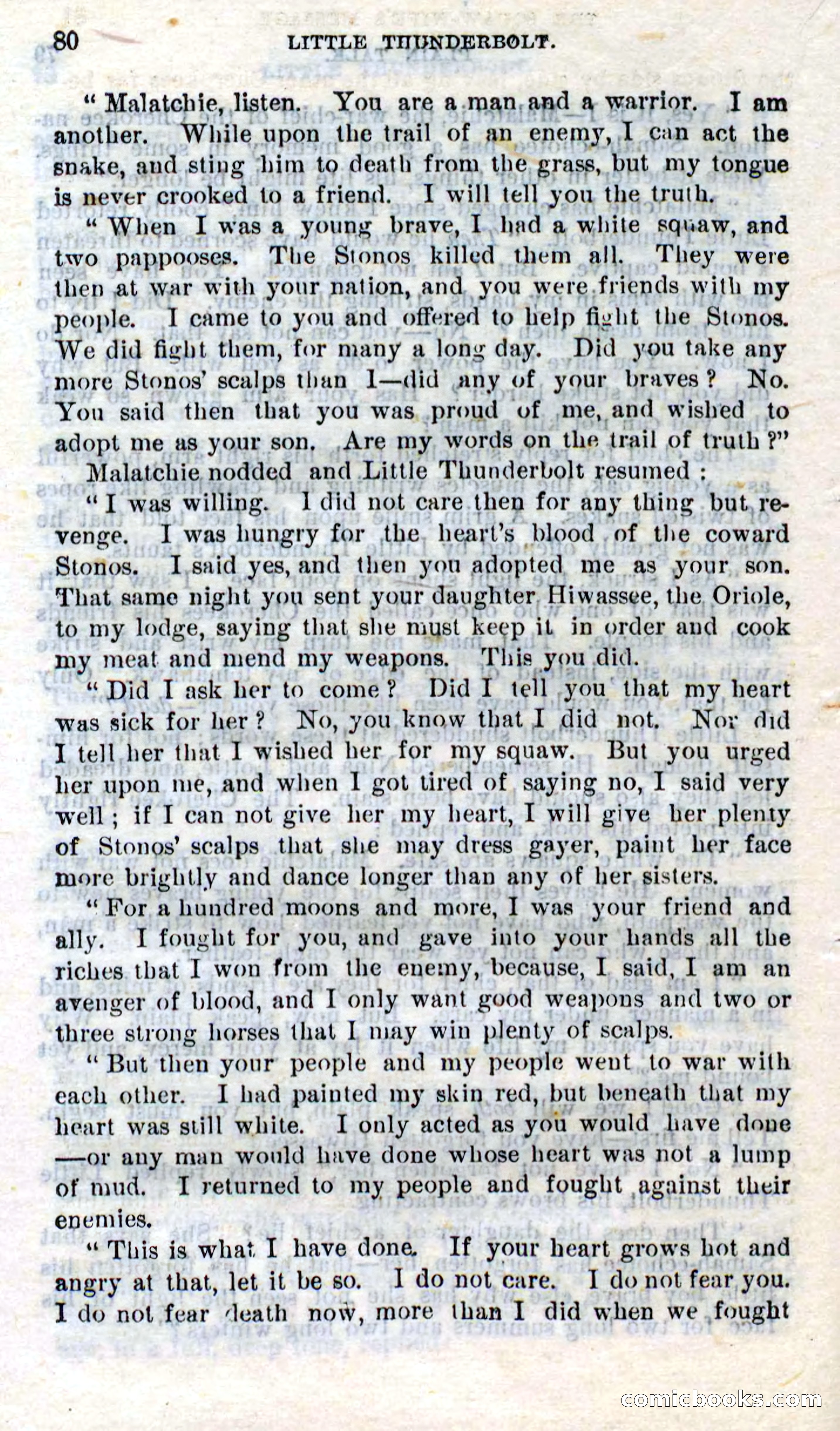 Beadle's Dime Novels No. 273: Little Thunderbolt — page 78 of 100