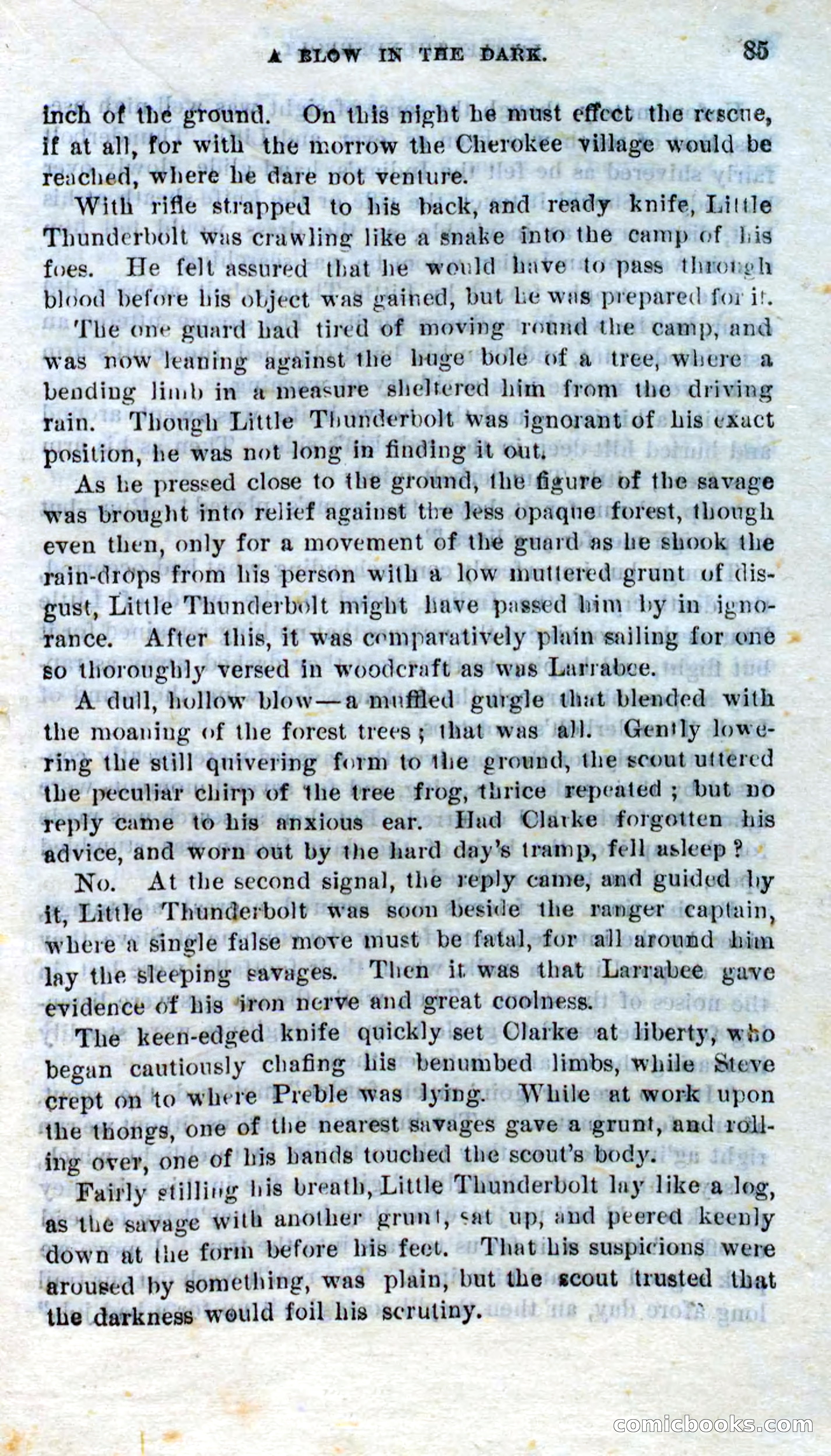 Beadle's Dime Novels No. 273: Little Thunderbolt — page 83 of 100