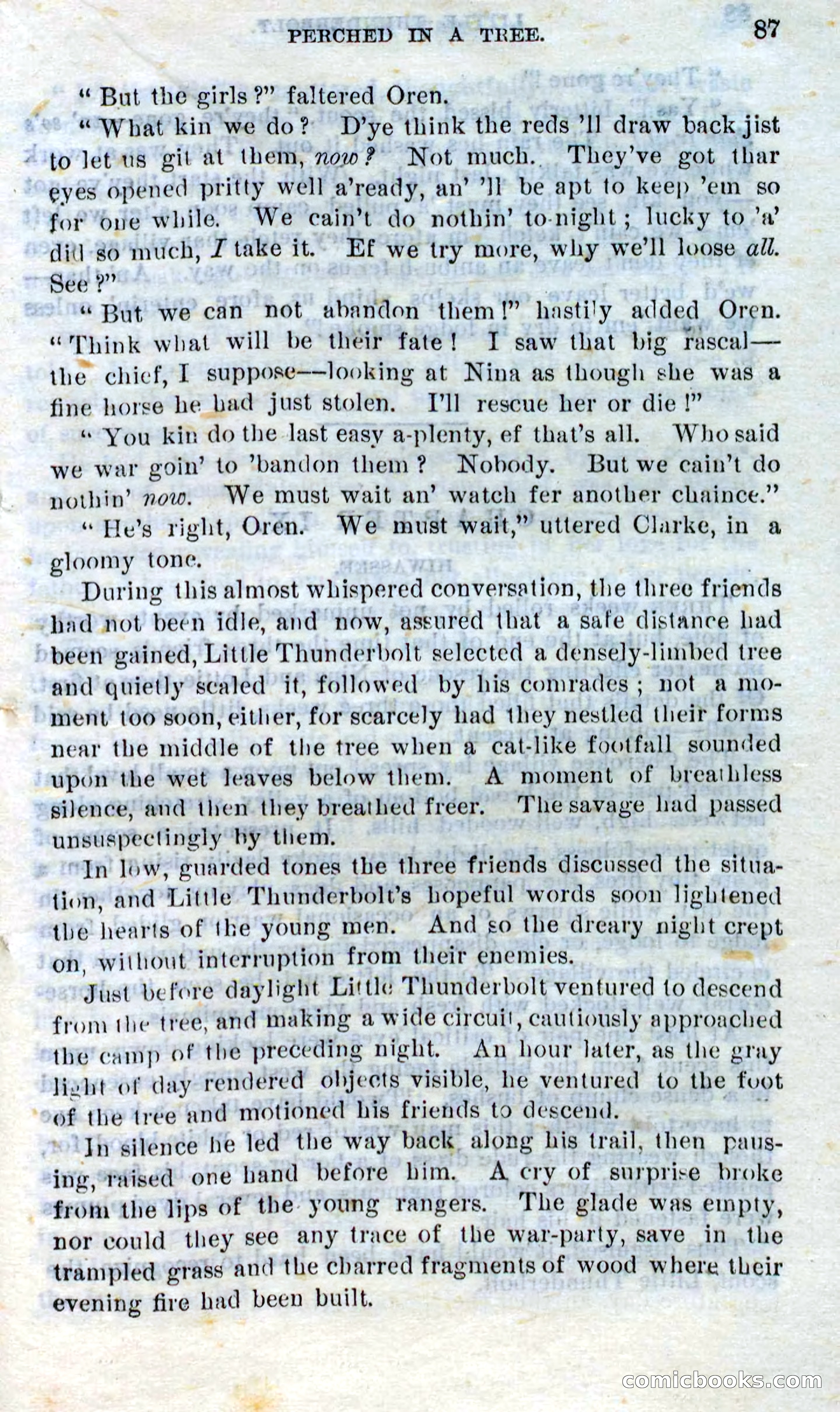Beadle's Dime Novels No. 273: Little Thunderbolt — page 85 of 100