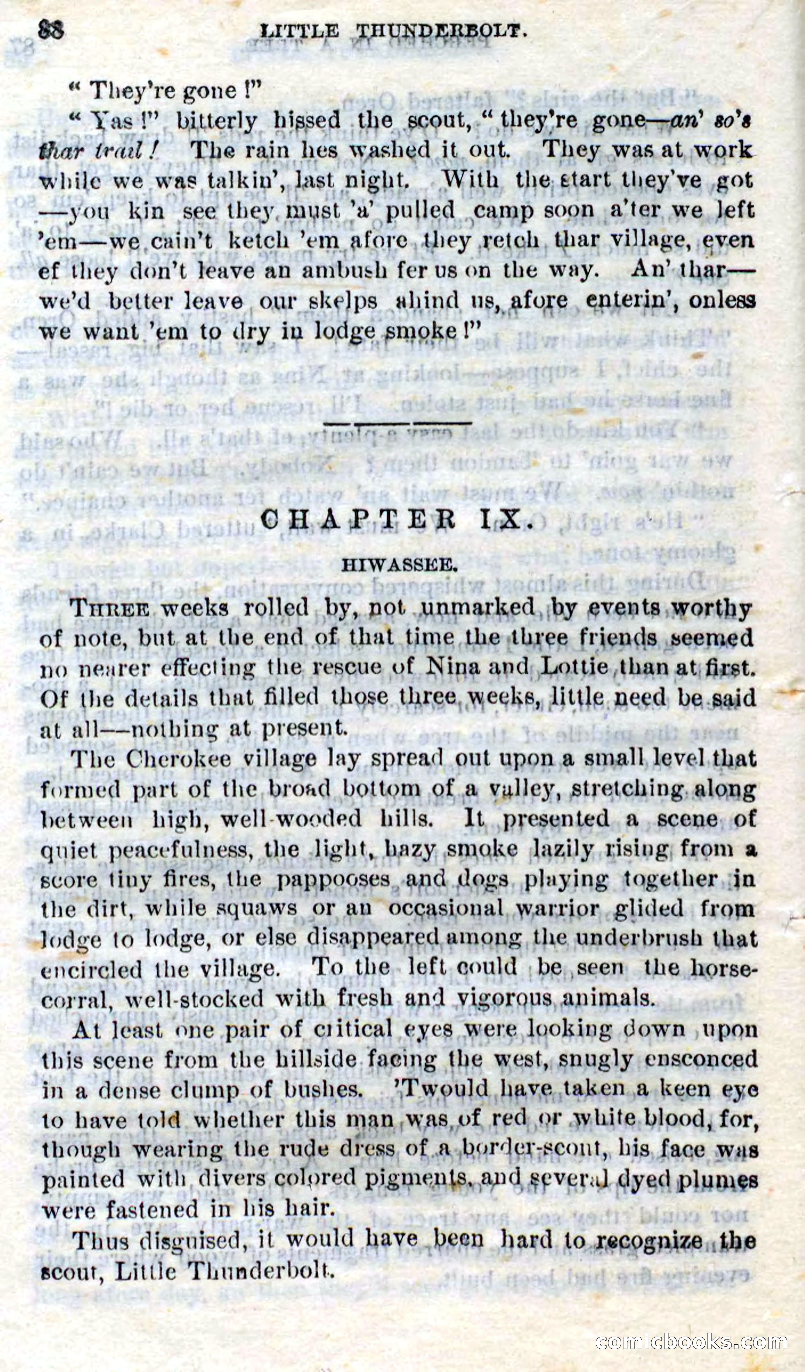 Beadle's Dime Novels No. 273: Little Thunderbolt — page 86 of 100