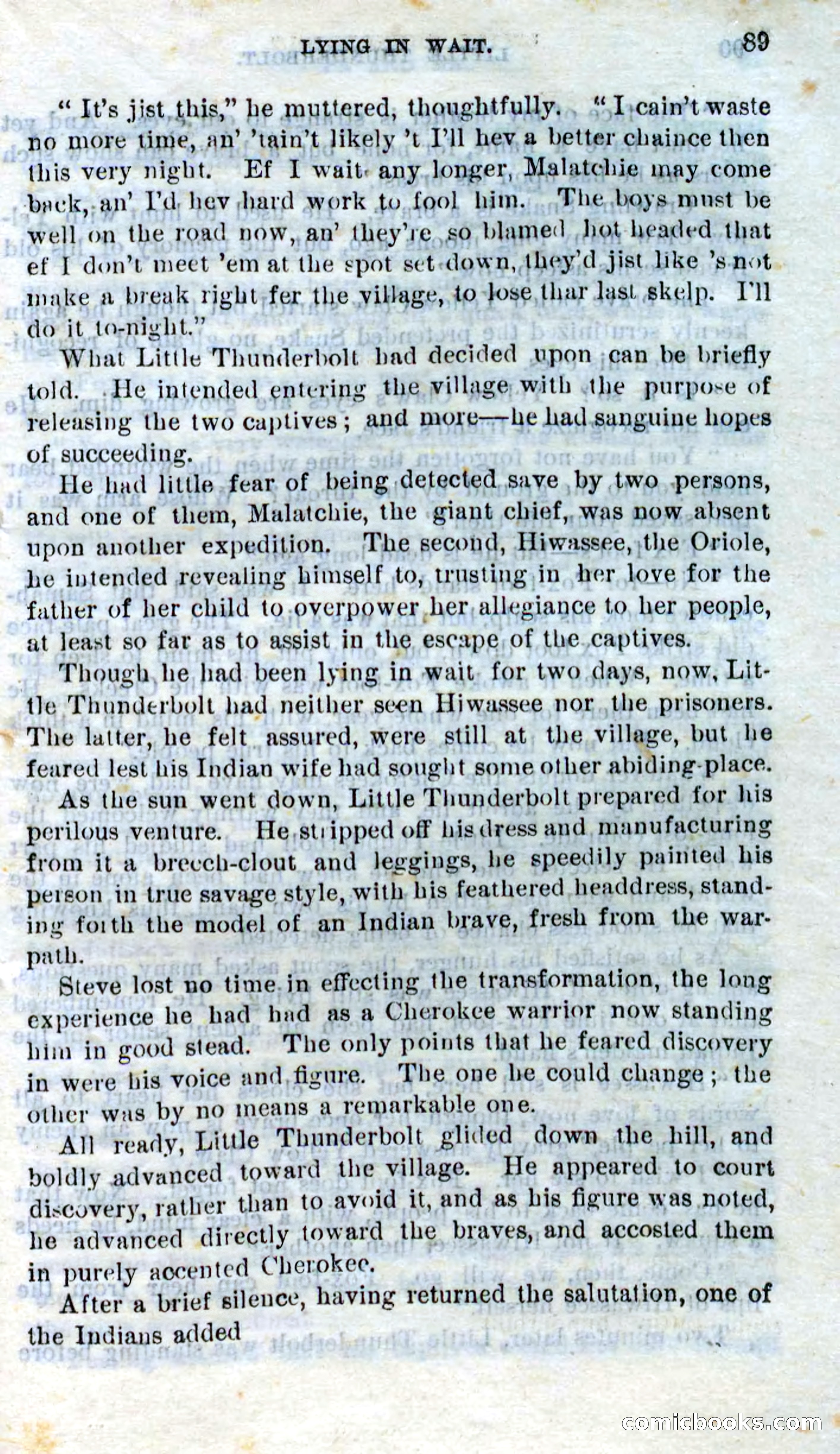 Beadle's Dime Novels No. 273: Little Thunderbolt — page 87 of 100