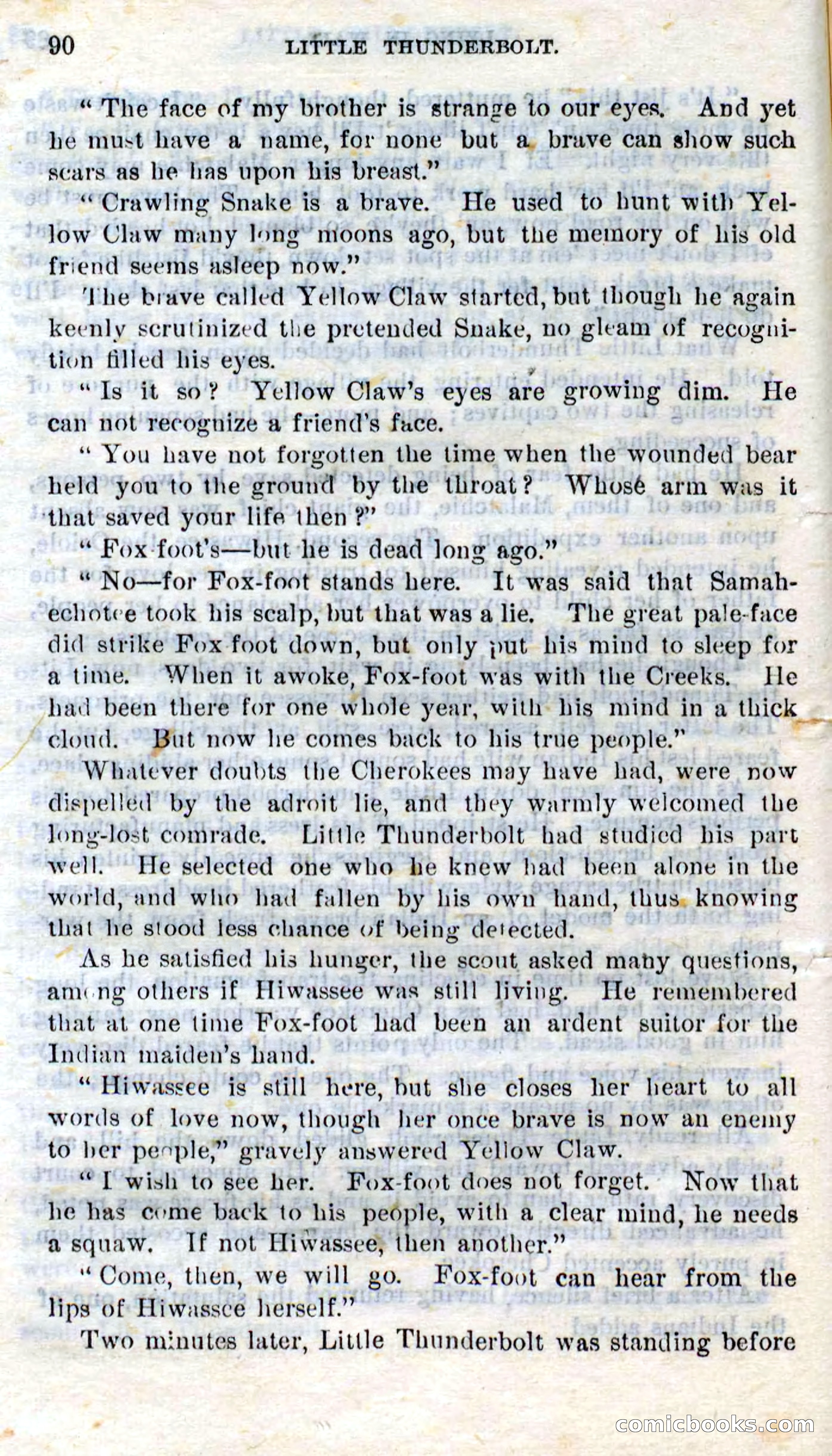 Beadle's Dime Novels No. 273: Little Thunderbolt — page 88 of 100