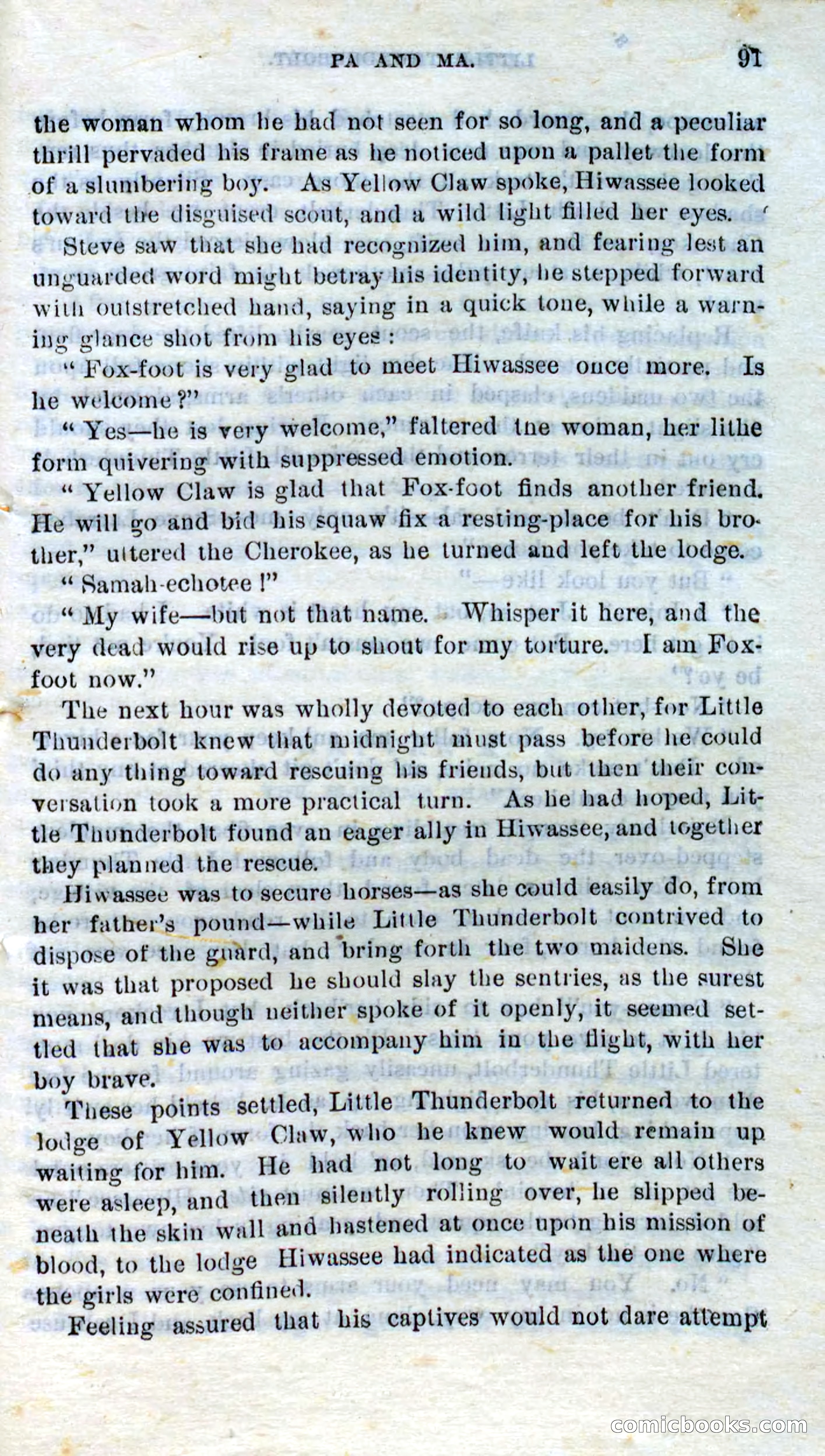 Beadle's Dime Novels No. 273: Little Thunderbolt — page 89 of 100