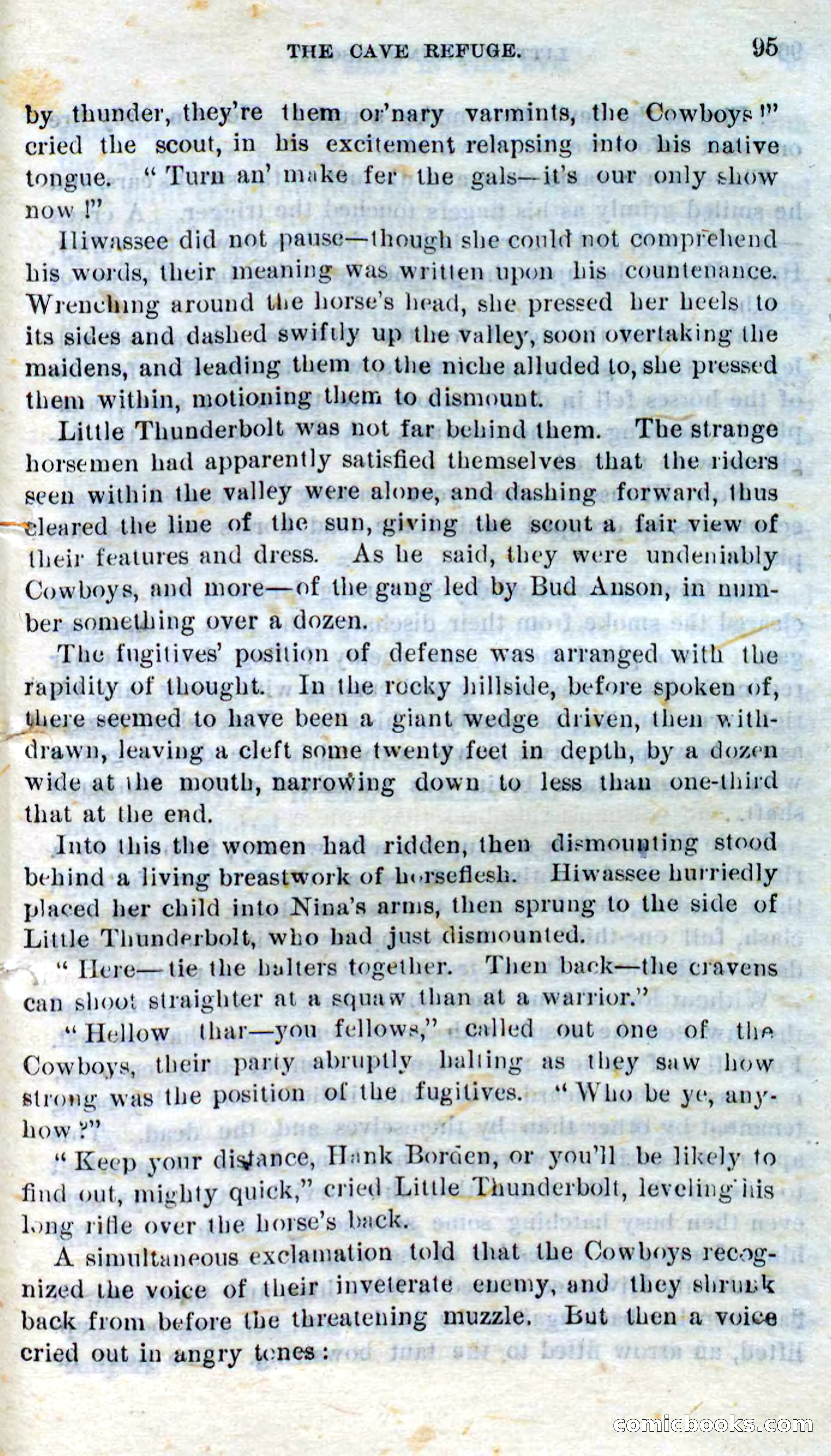 Beadle's Dime Novels No. 273: Little Thunderbolt — page 93 of 100