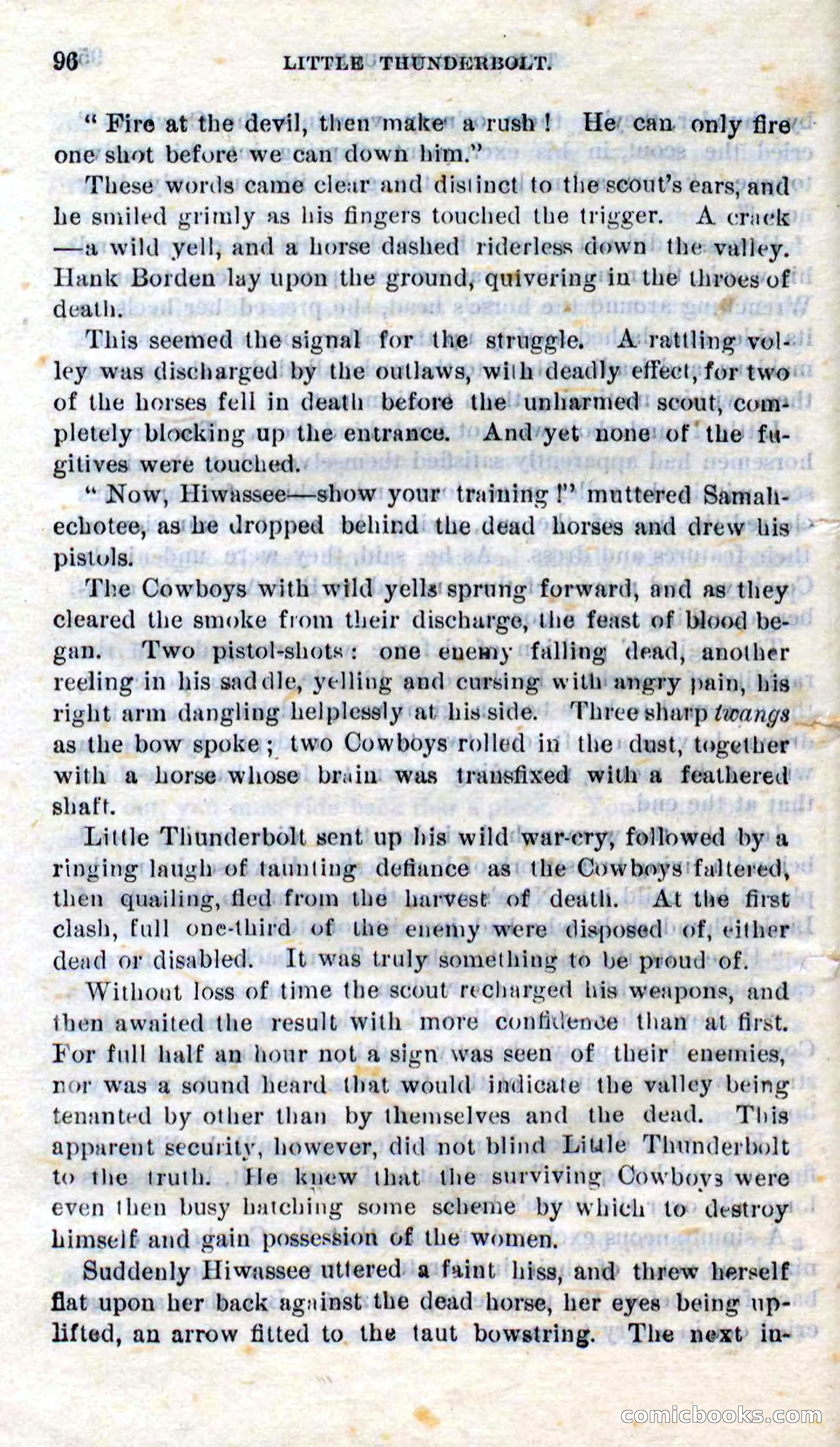 Beadle's Dime Novels No. 273: Little Thunderbolt — page 94 of 100