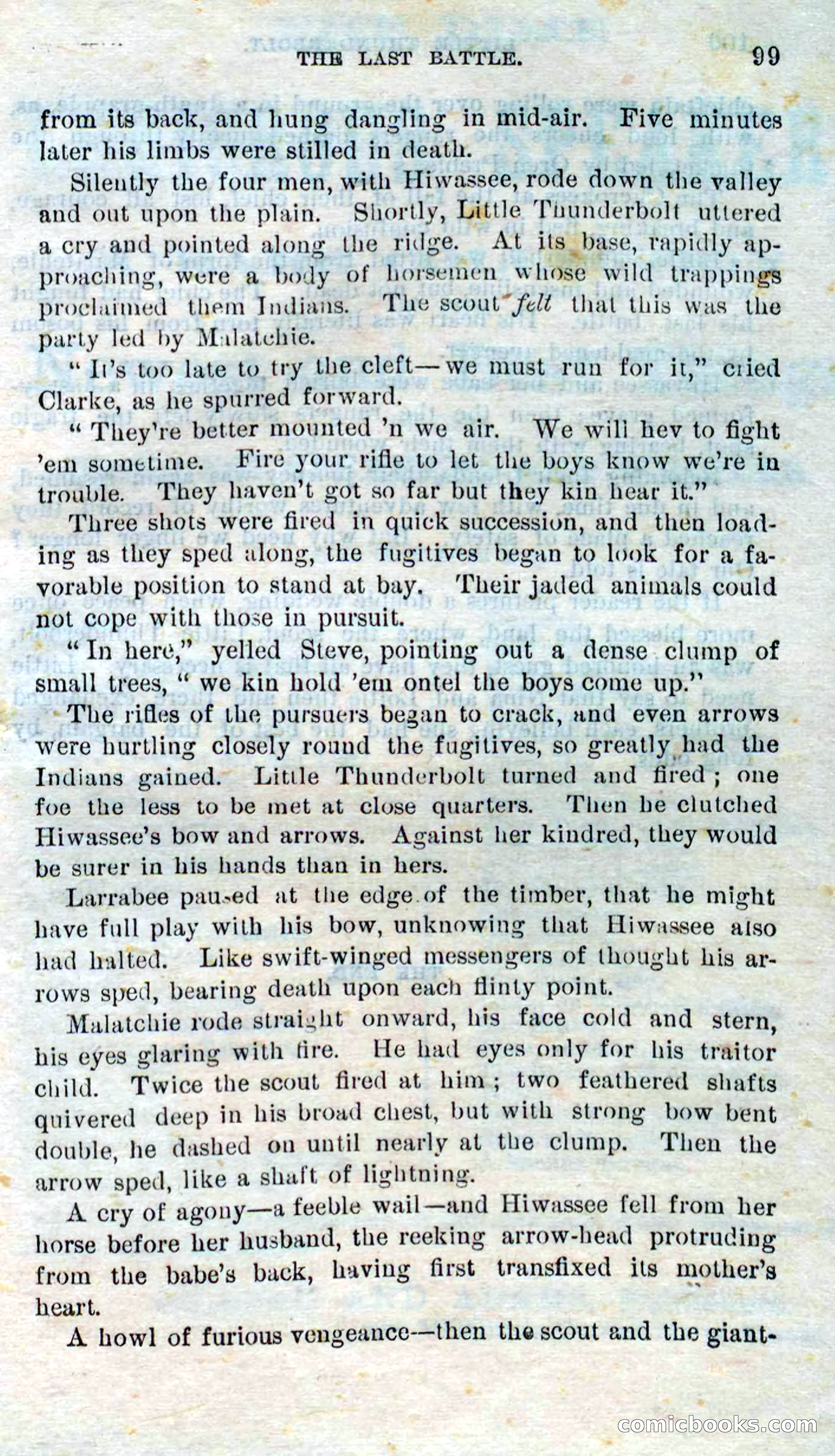 Beadle's Dime Novels No. 273: Little Thunderbolt — page 97 of 100
