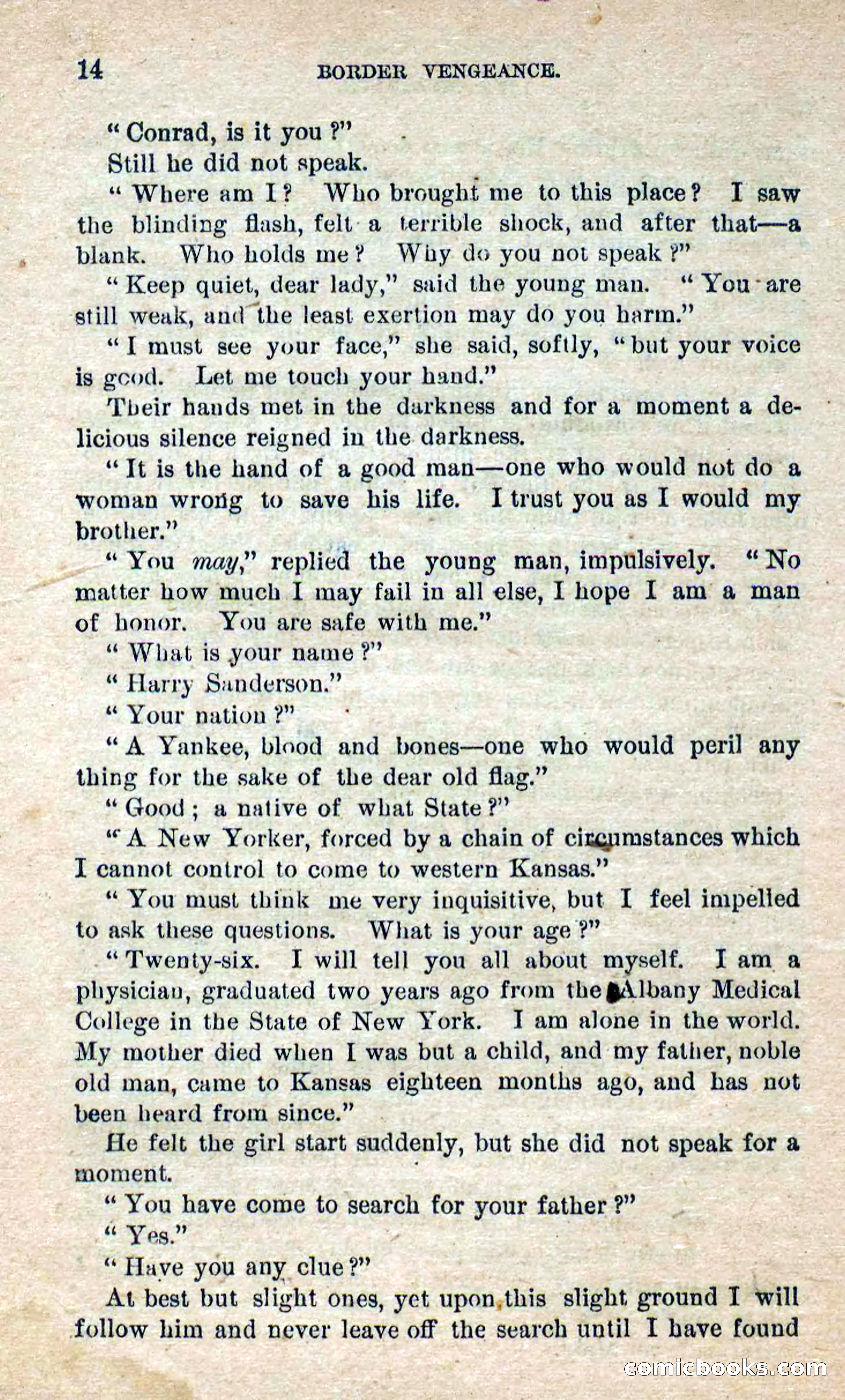 Beadle's Dime Novels No. 280: Border Vengeance — page 12 of 100