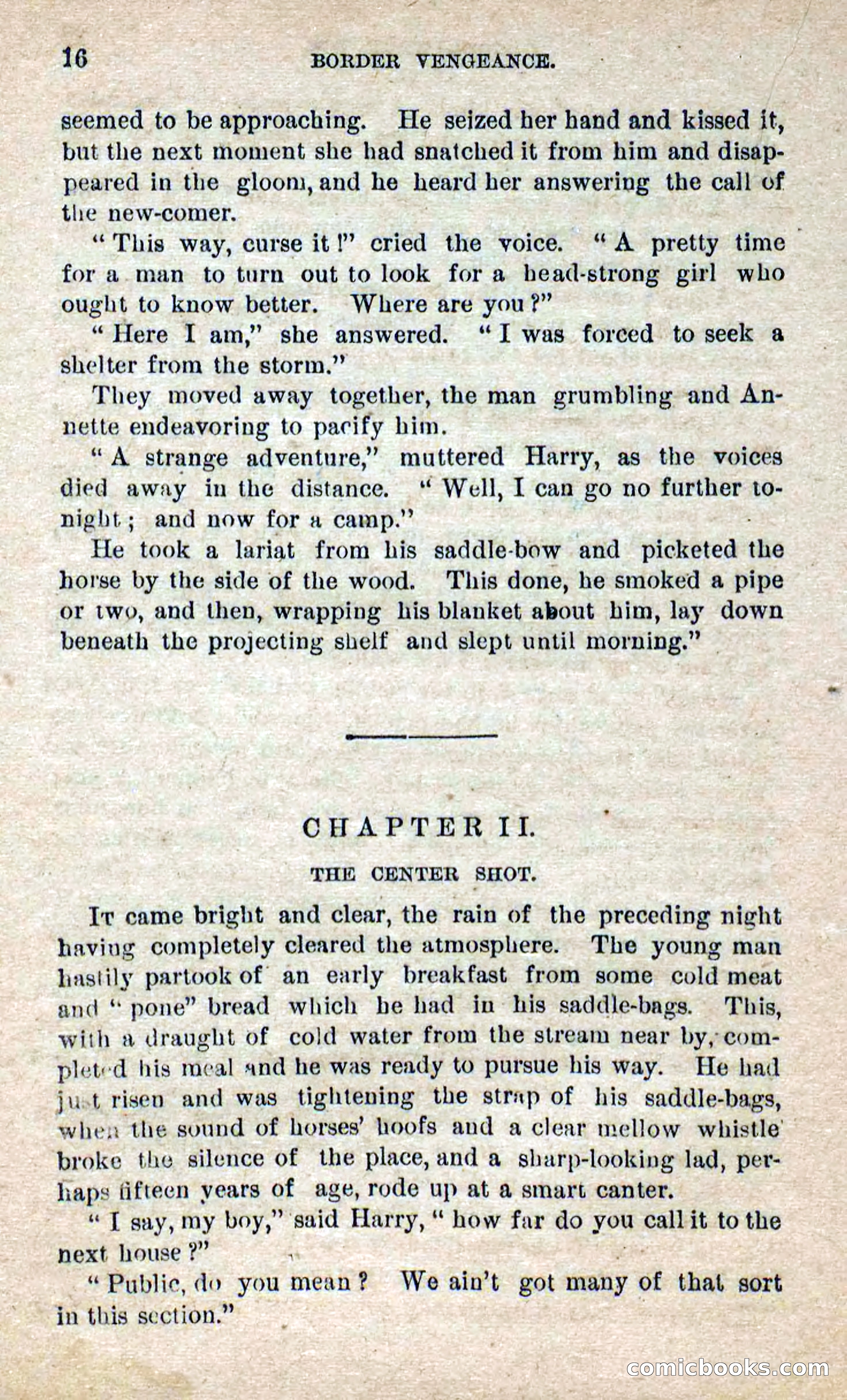 Beadle's Dime Novels No. 280: Border Vengeance — page 14 of 100