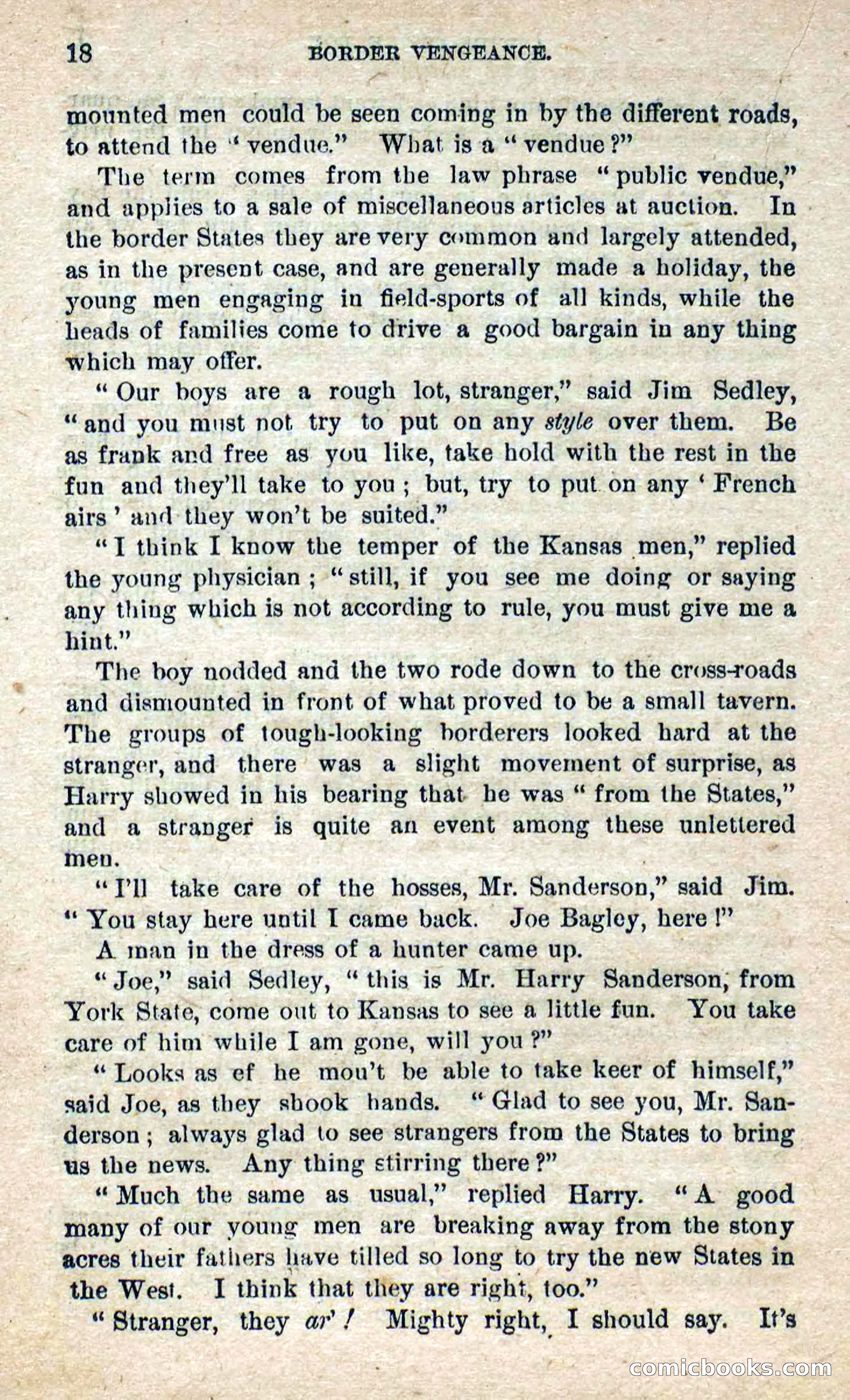 Beadle's Dime Novels No. 280: Border Vengeance — page 16 of 100