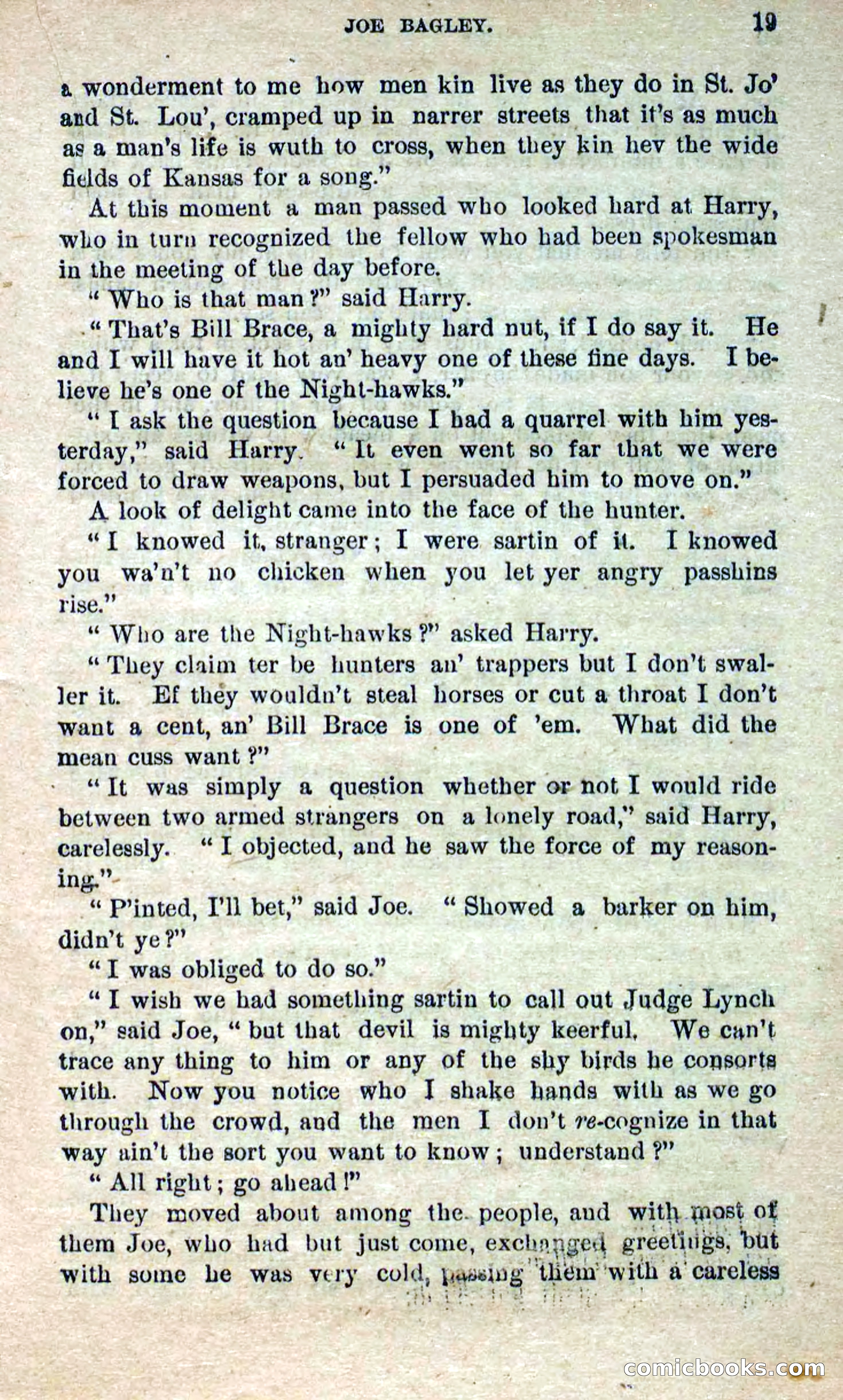 Beadle's Dime Novels No. 280: Border Vengeance — page 17 of 100